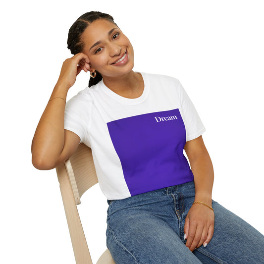 The Power of Color Collection - "Dream" in Purple Unisex Softstyle T-Shirt