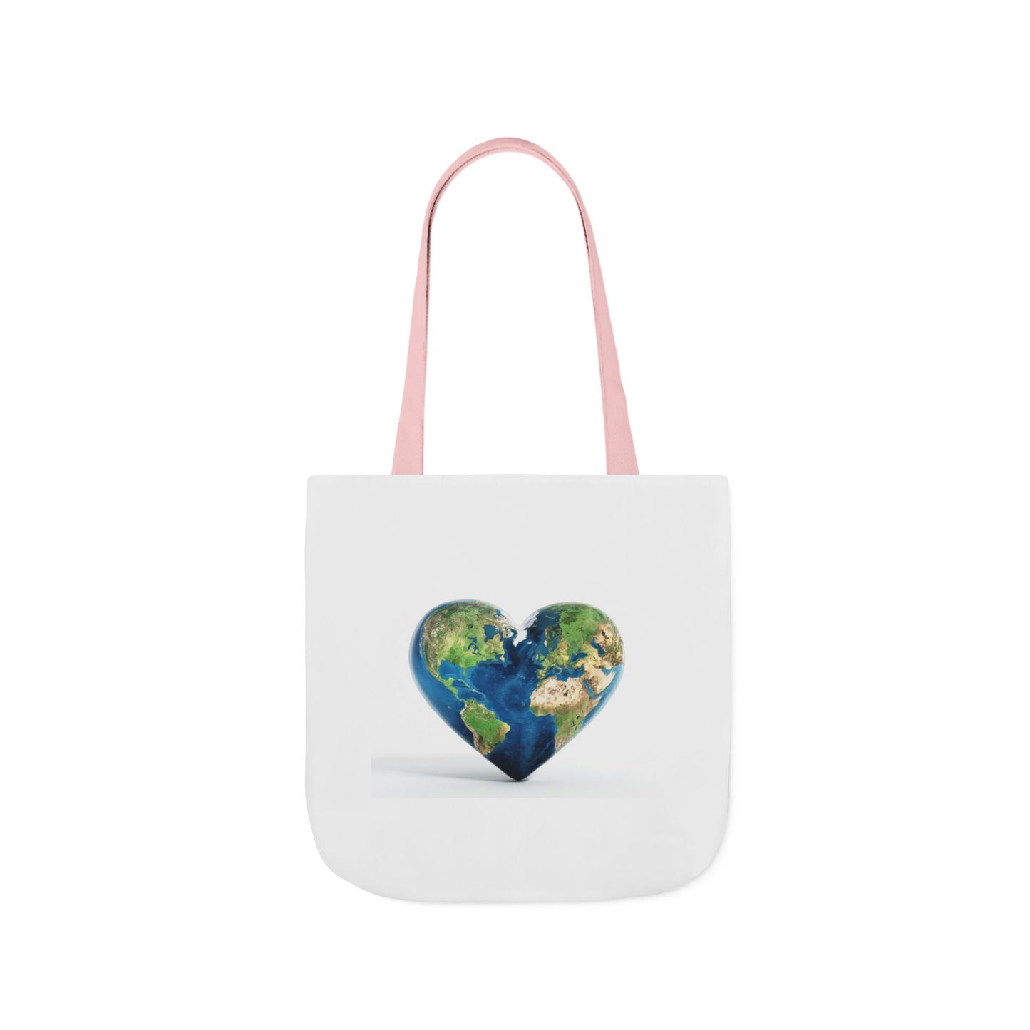 "JOY" Heart Earth Canvas Tote