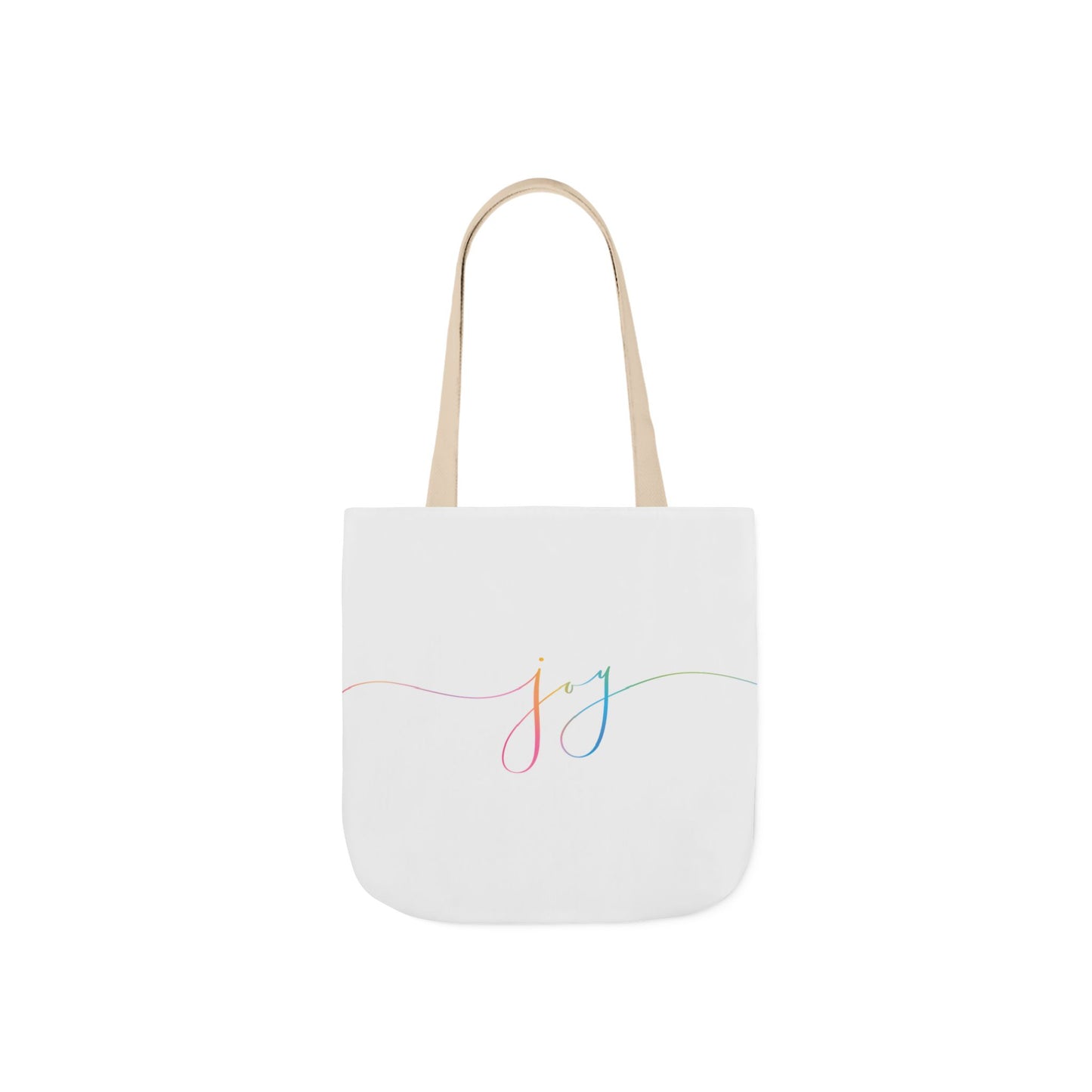"JOY" Heart Earth Canvas Tote