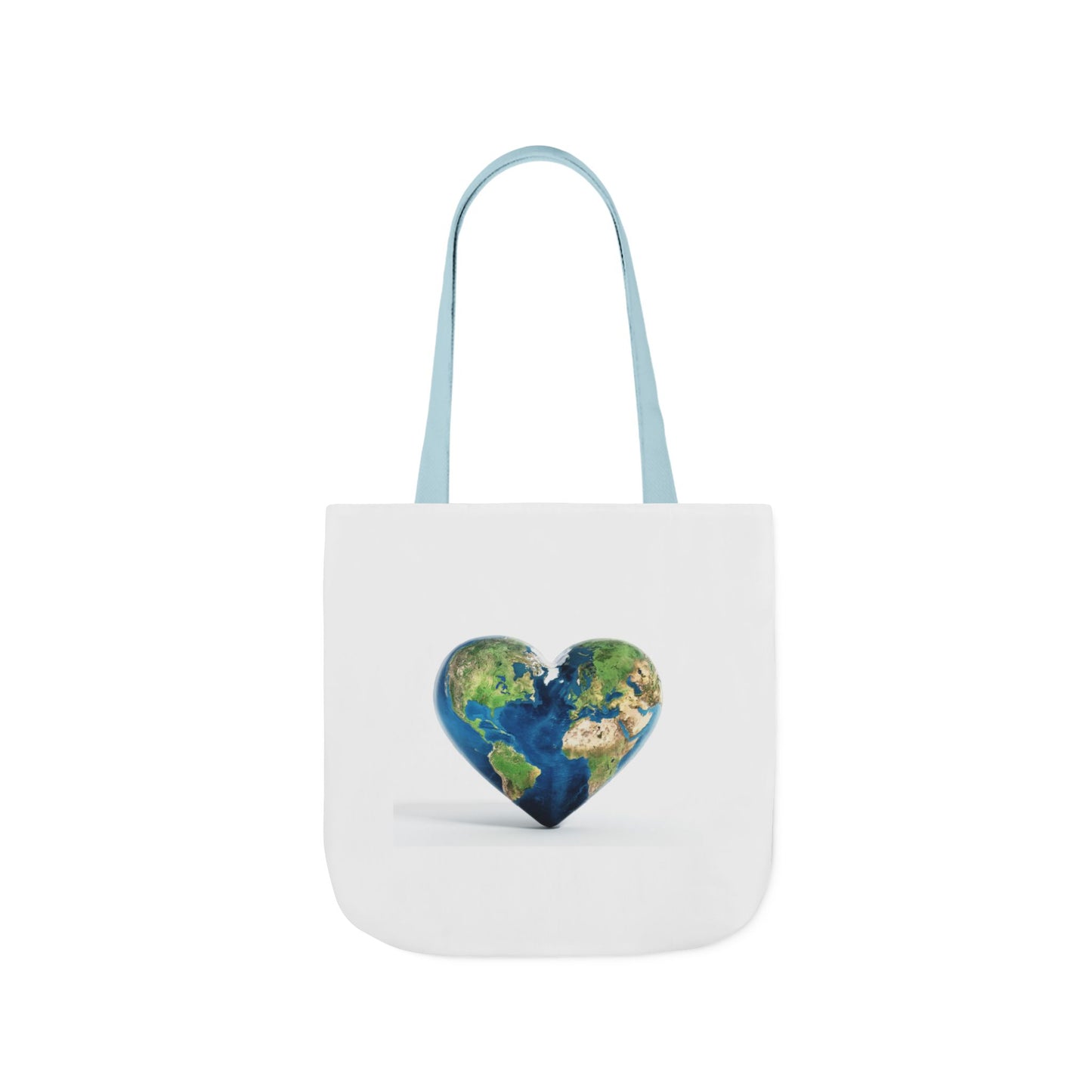 "JOY" Heart Earth Canvas Tote