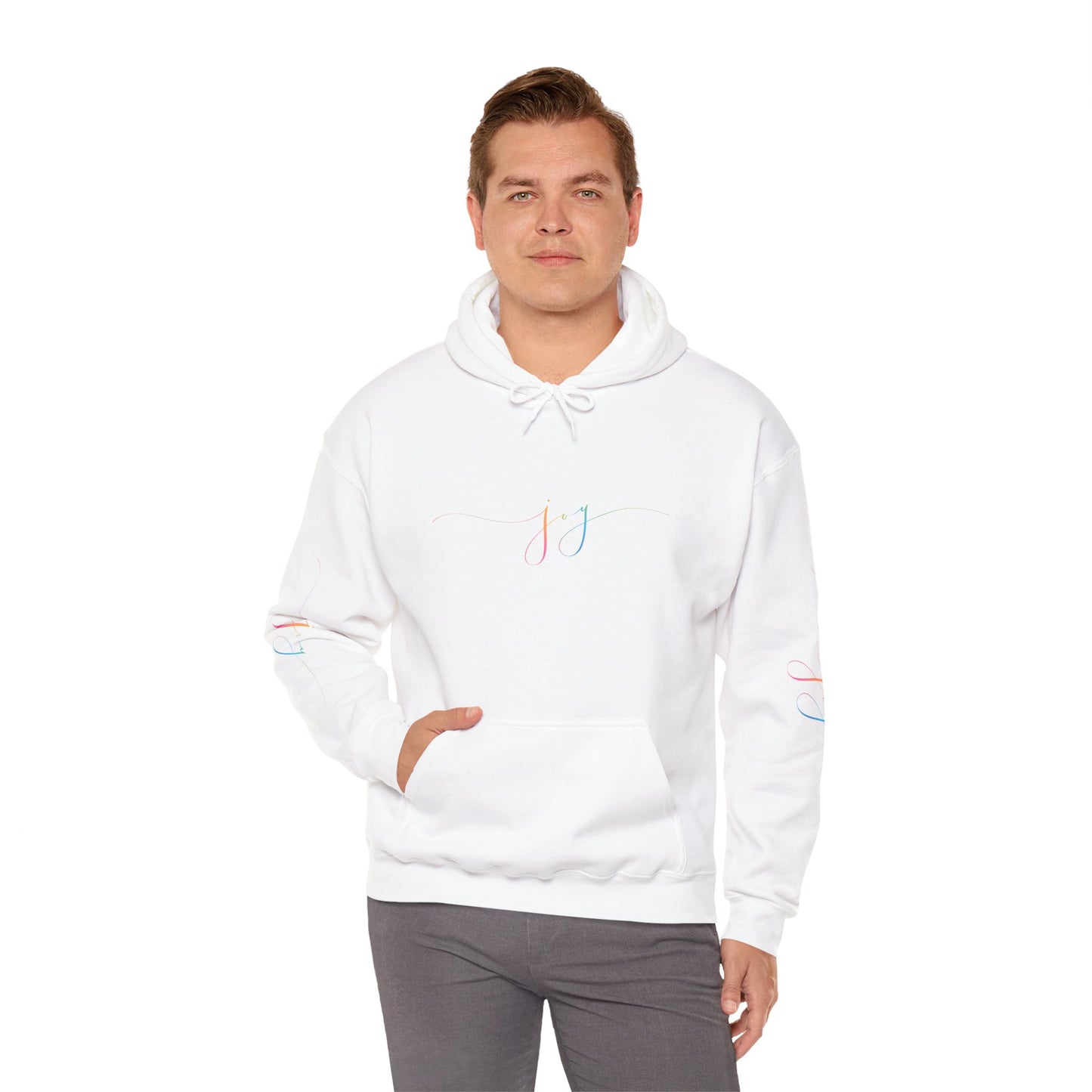 "JOY" Minimal Pastel 'JJ' Hoodie