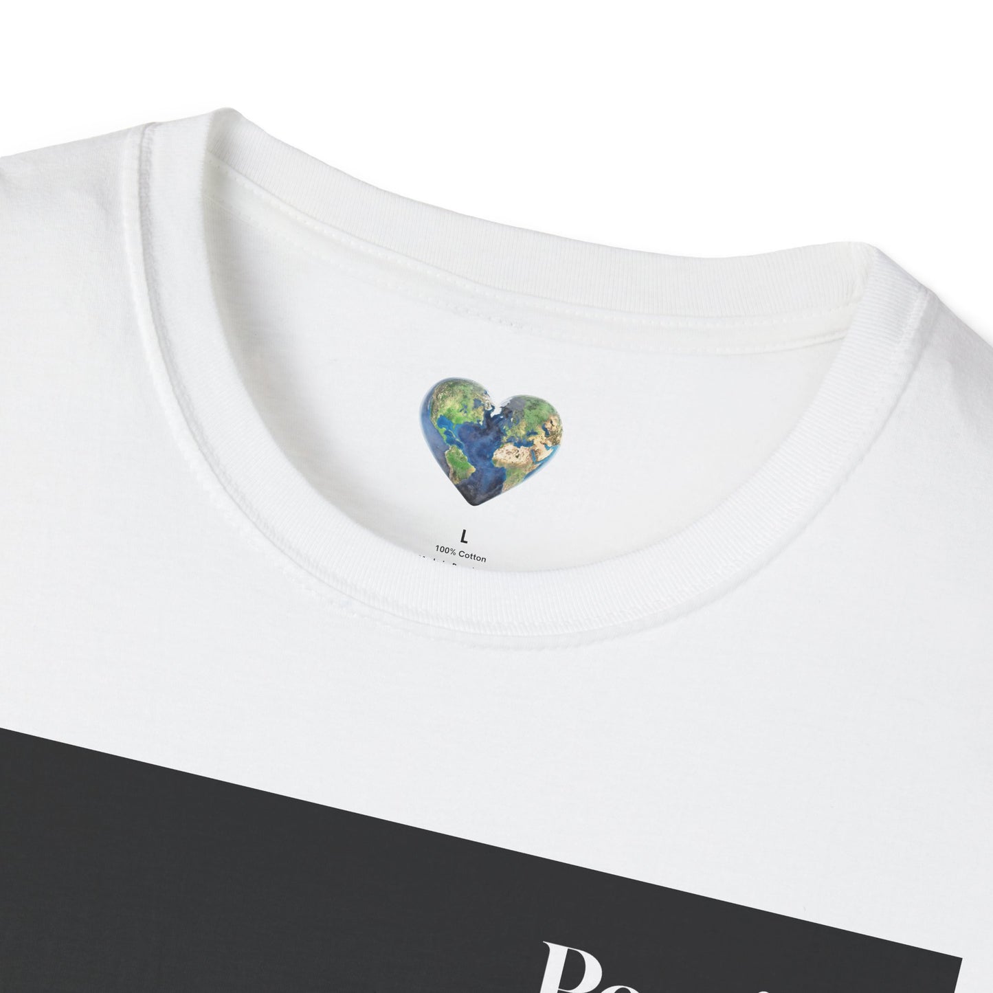 The Power of Color Collection - "Persist" in Black Unisex Softstyle T-Shirt