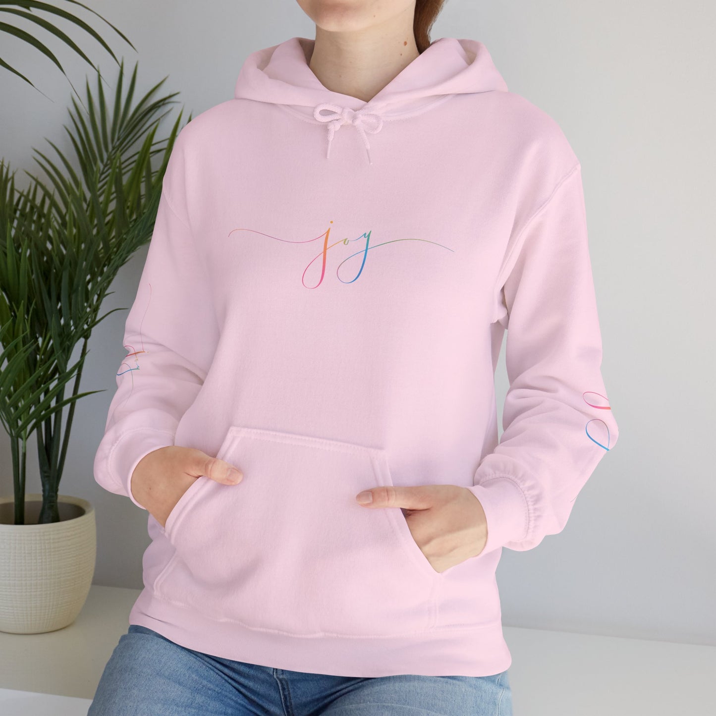 "JOY" Minimal Pastel 'JJ' Hoodie