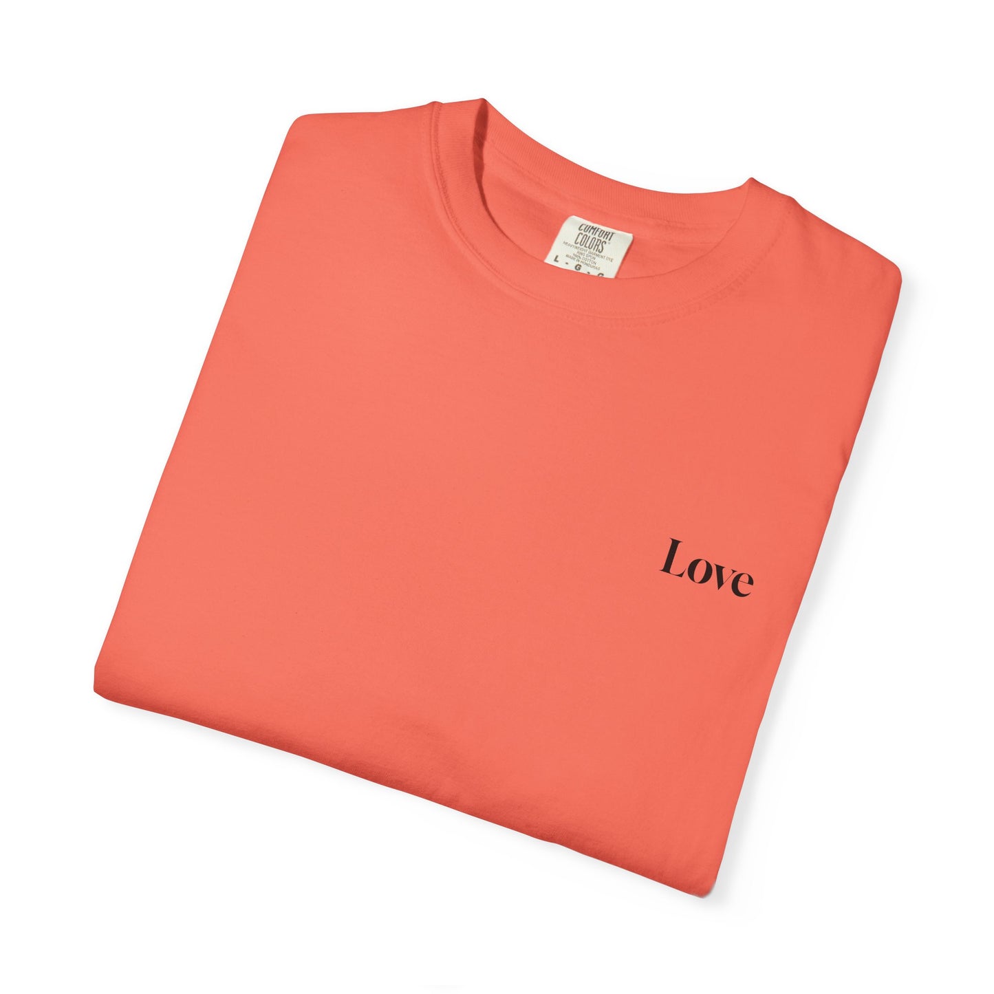 The Power of Words Collection - "Love" with Earth Heart Unisex Soft-style T-Shirt