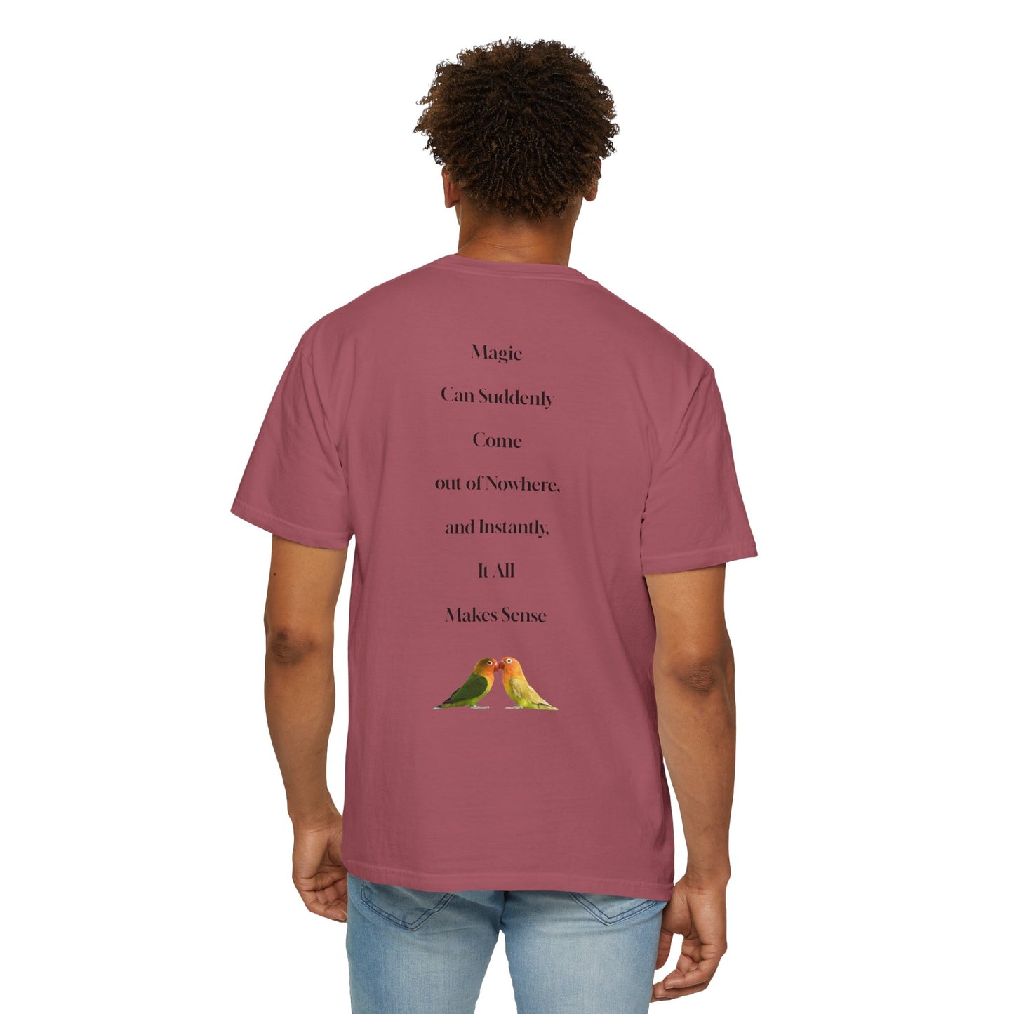 The Power of Words Collection - "Trust" with Birds Unisex Soft-style T-Shirt