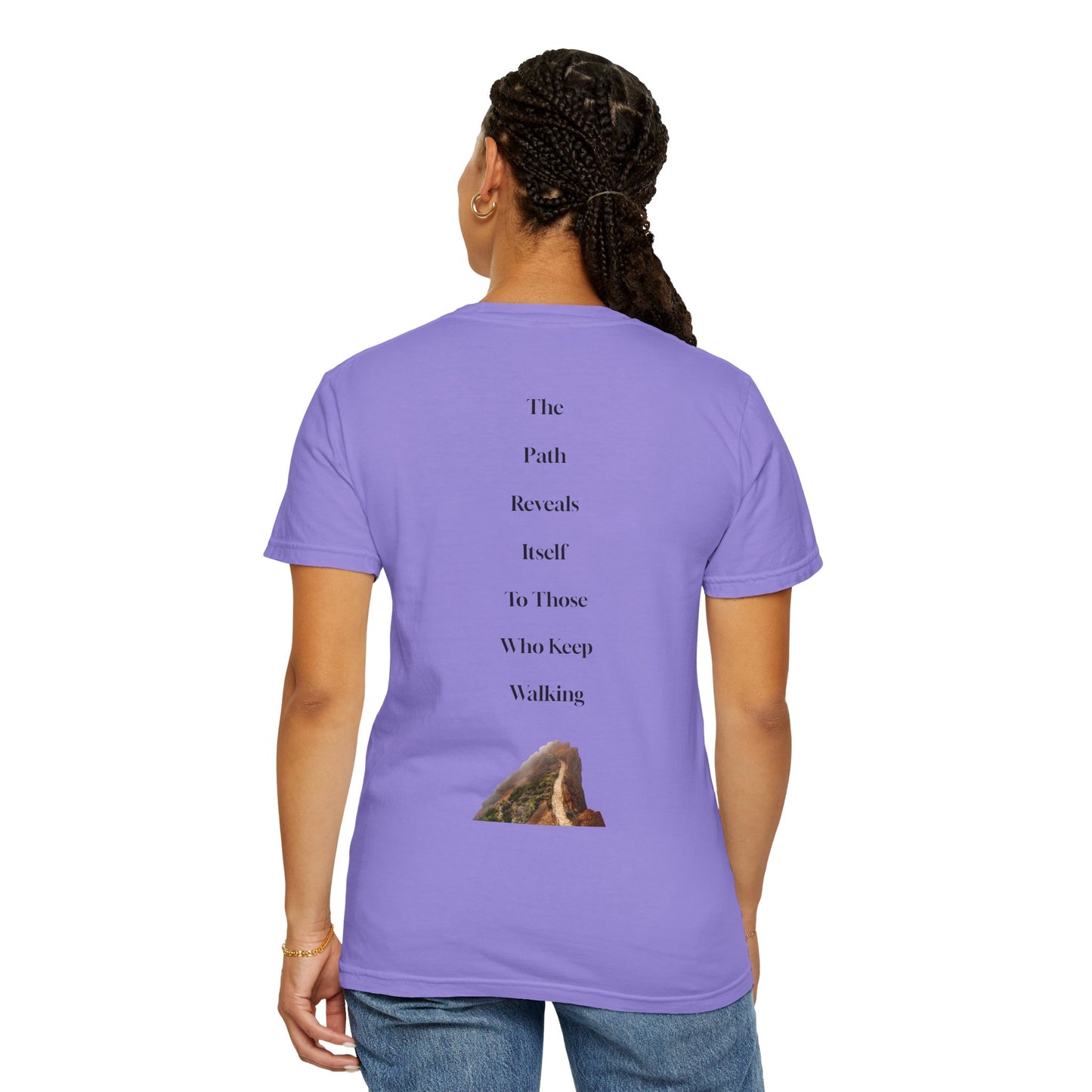 The Power of Words Collection - "Persist" with Mountain Path Unisex Soft-style T-Shirt