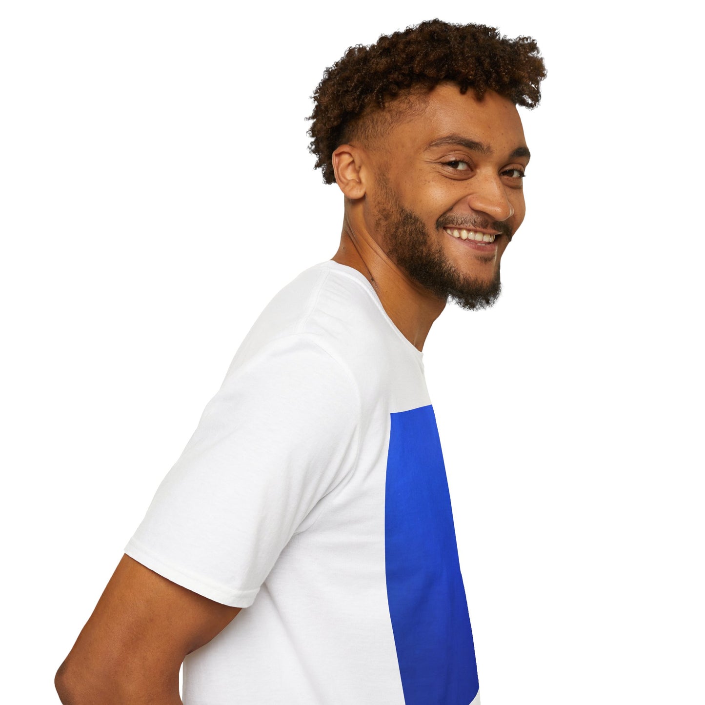 The Power of Color Collection - "Imagine" in Blue Unisex Softstyle T-Shirt