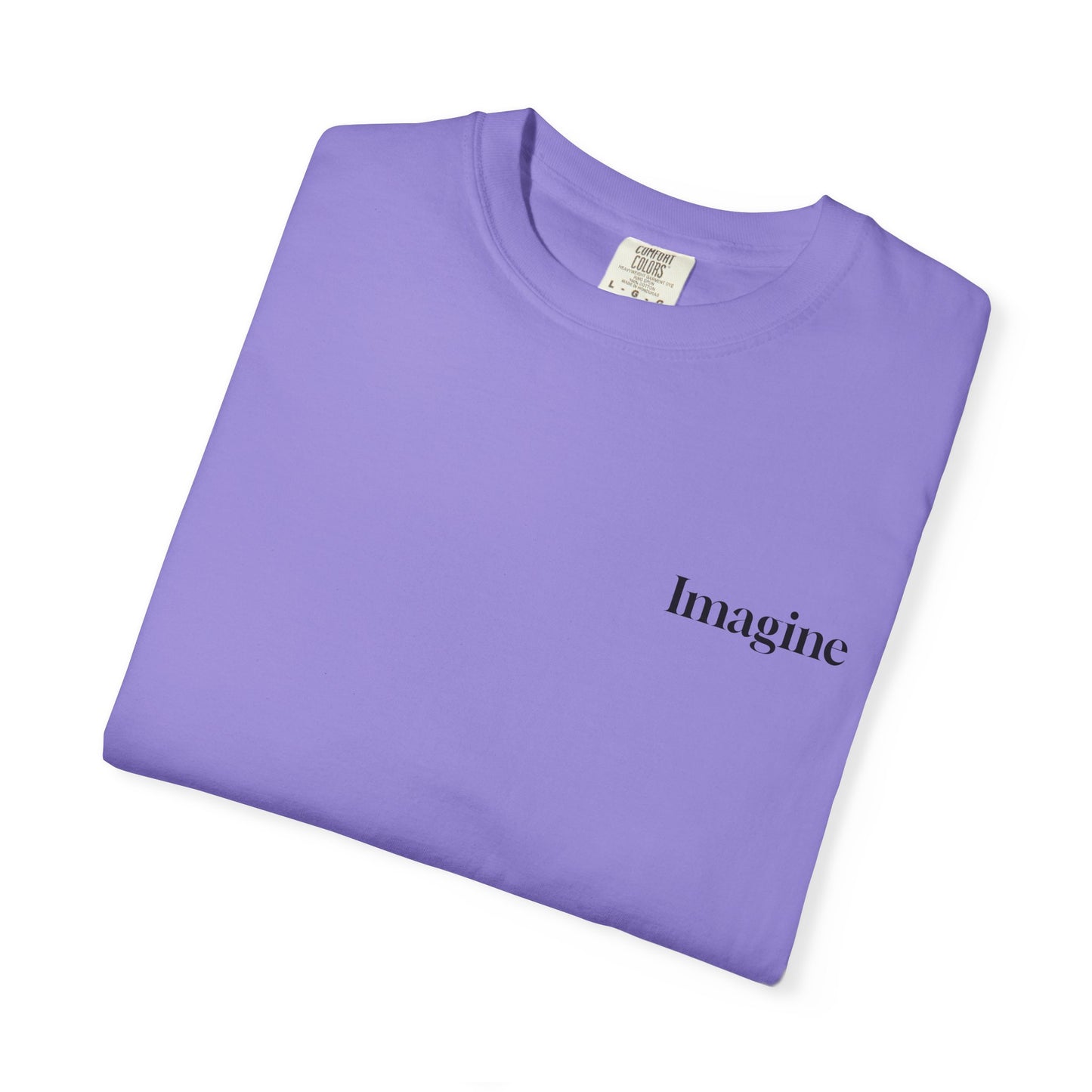 The Power of Words Collection - "Imagine" with Magic Book Unisex Soft-style T-Shirt