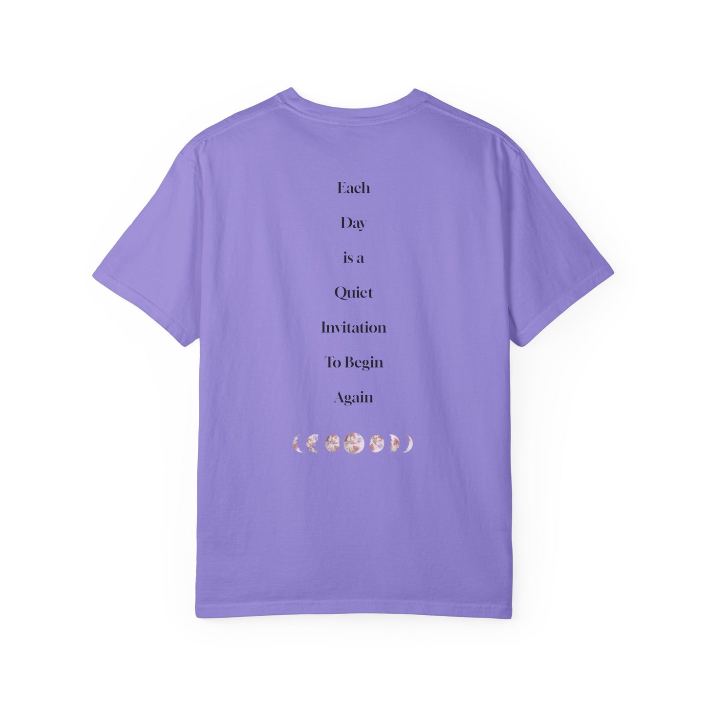 The Power of Words Collection - "Renew" with Moon Phases Unisex Soft-style T-Shirt