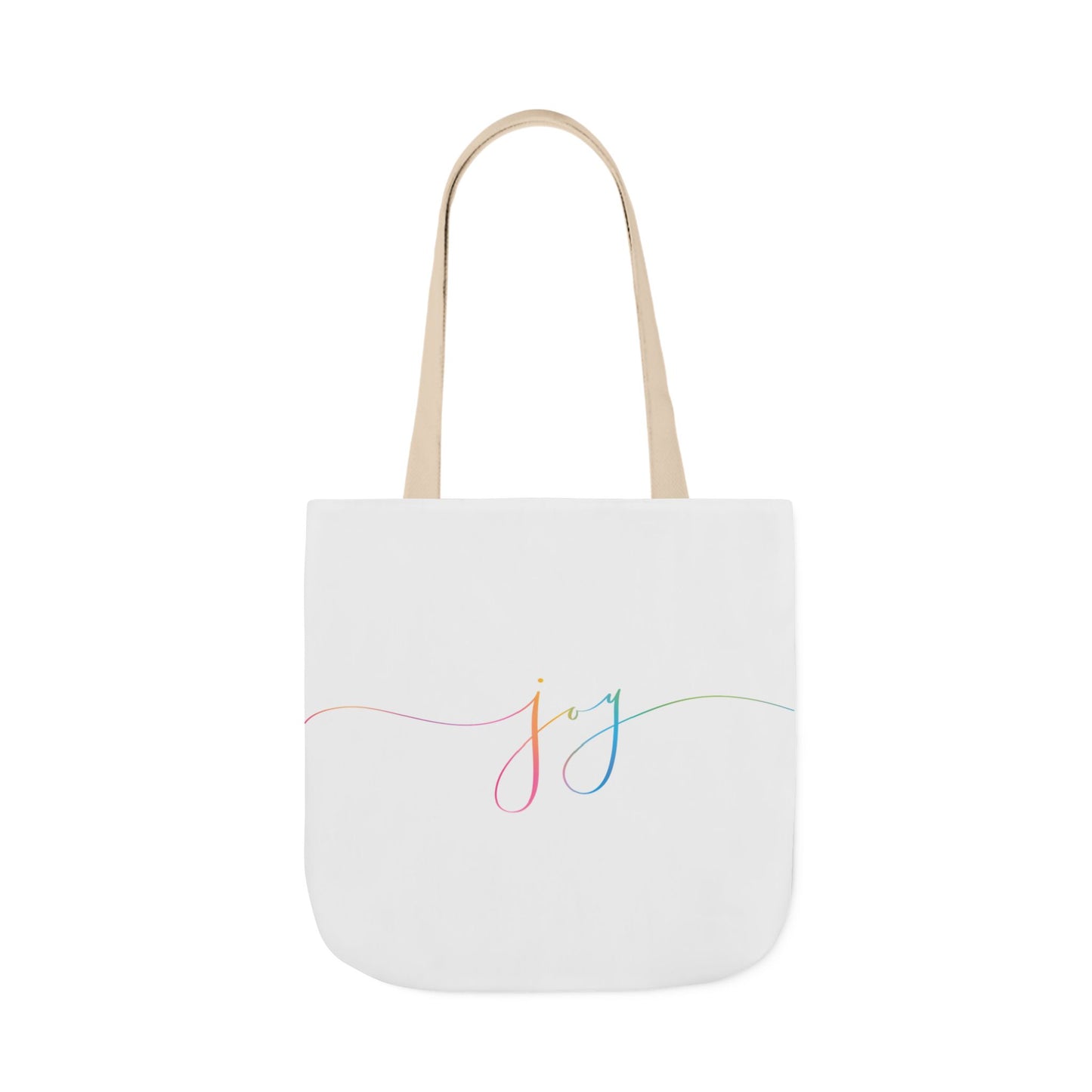 "JOY" Heart Earth Canvas Tote