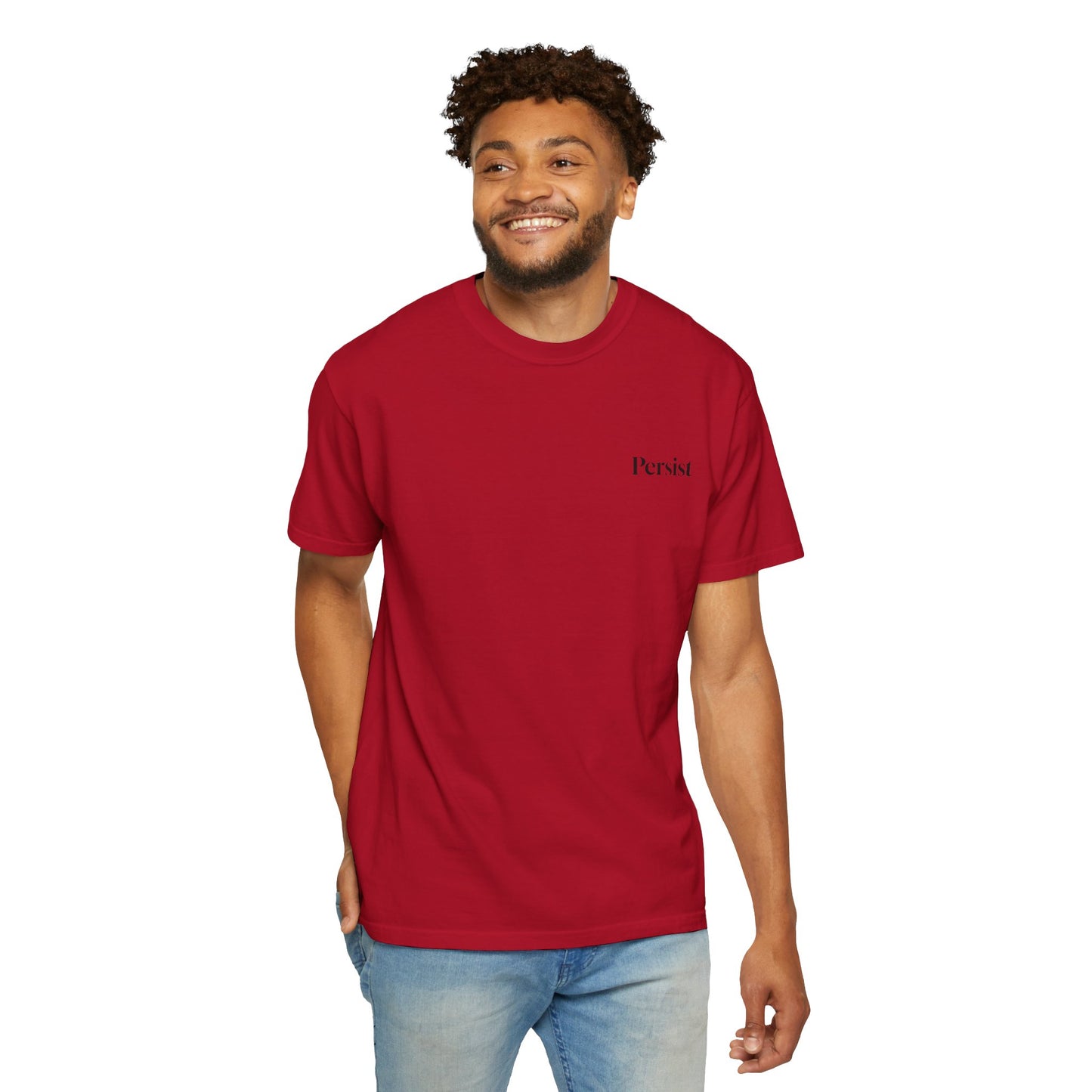 The Power of Words Collection - "Persist" with Mountain Path Unisex Soft-style T-Shirt