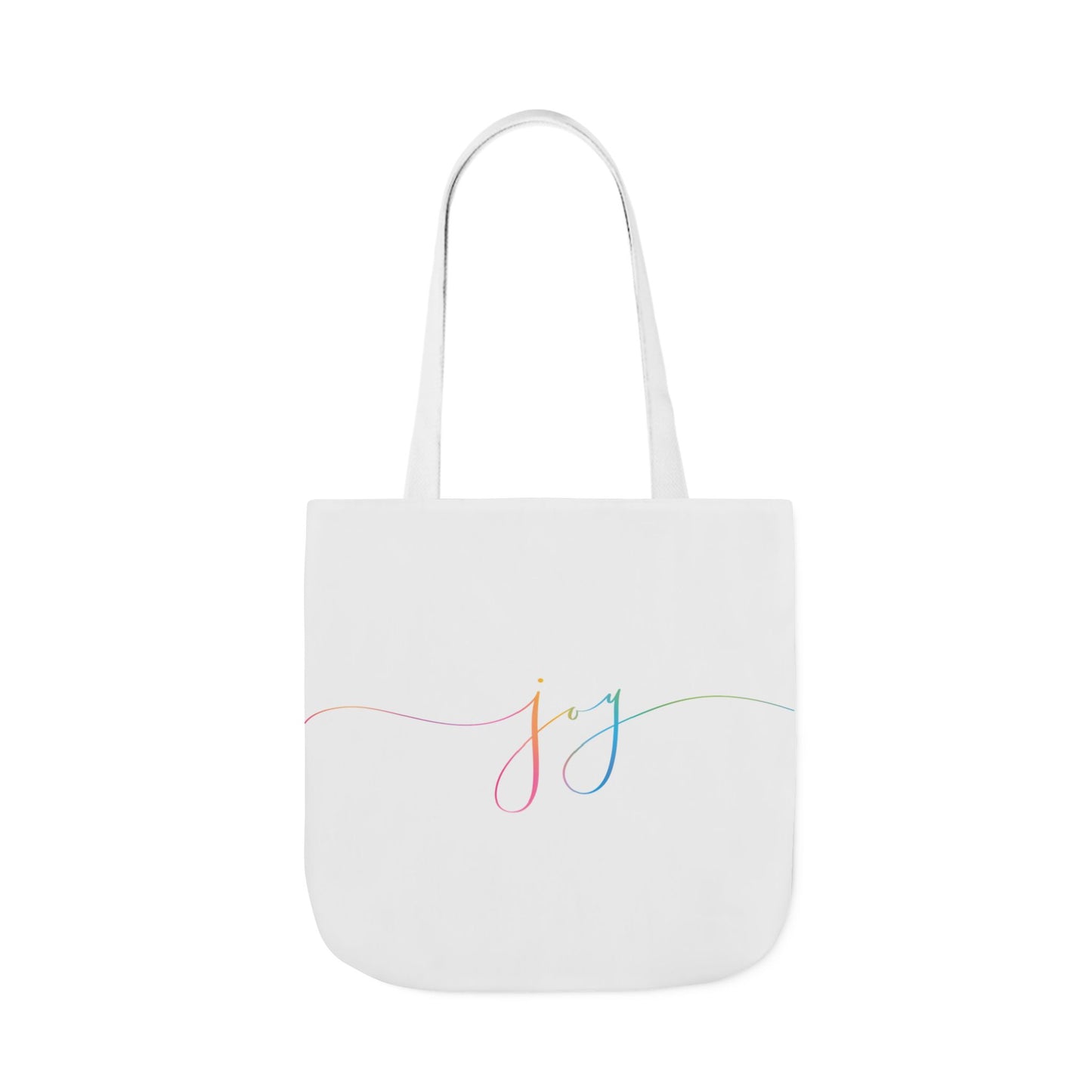 "JOY" Heart Earth Canvas Tote