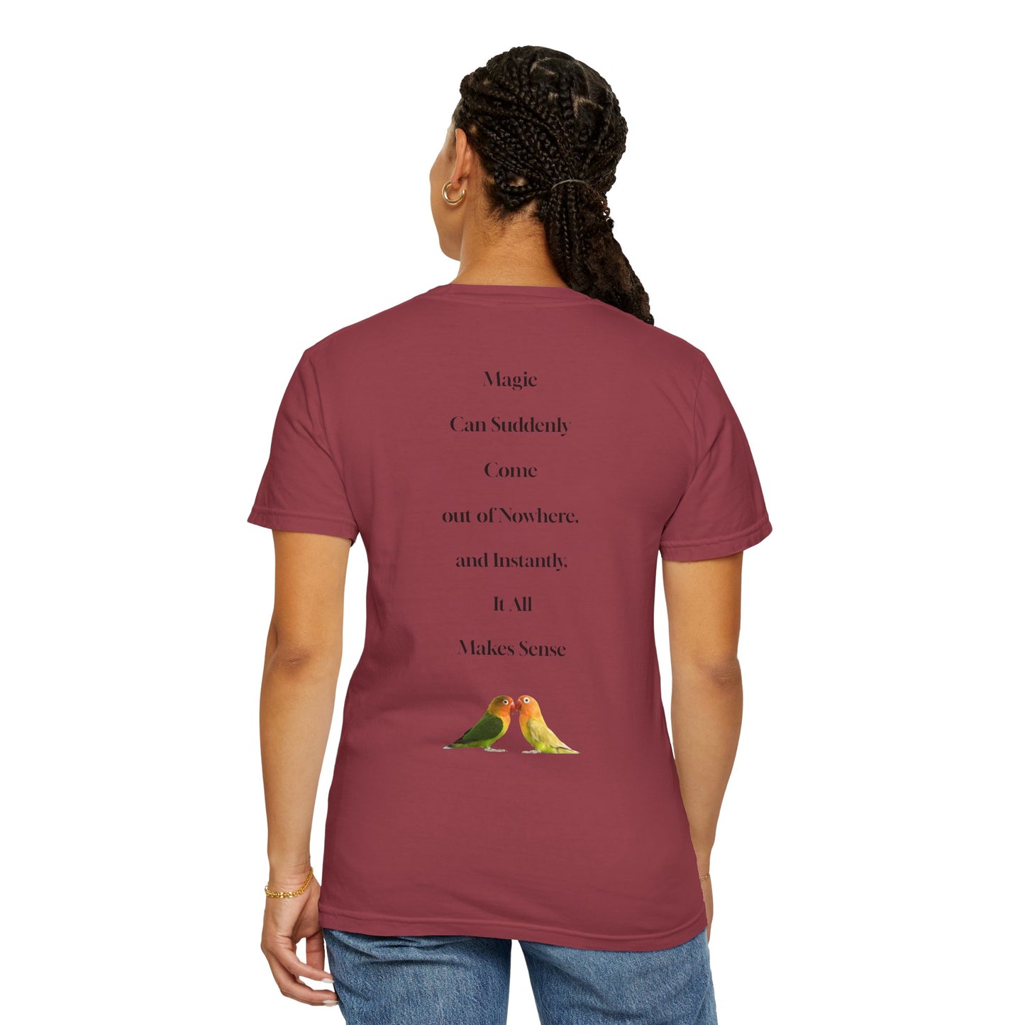 The Power of Words Collection - "Trust" with Birds Unisex Soft-style T-Shirt