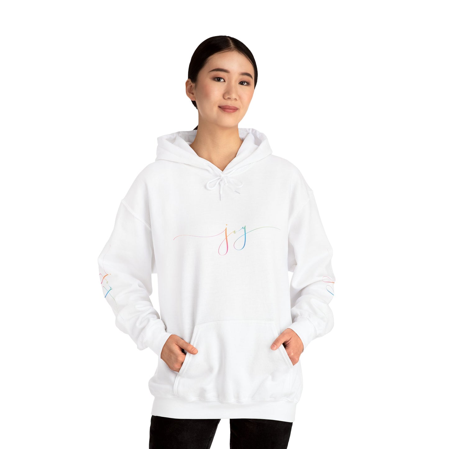 "JOY" Minimal Pastel 'JJ' Hoodie