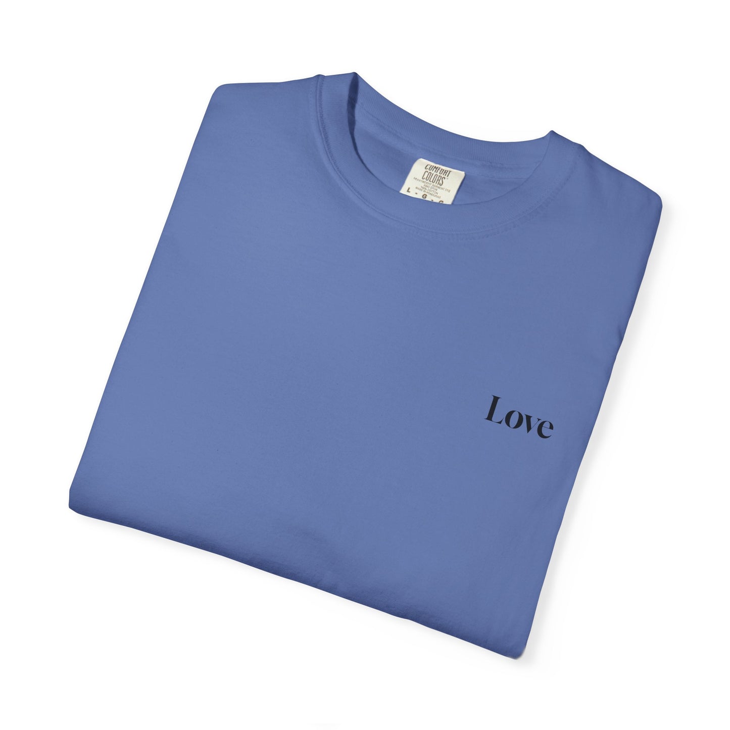 The Power of Words Collection - "Love" with Earth Heart Unisex Soft-style T-Shirt
