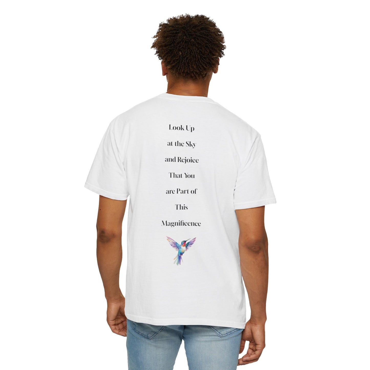 The Power of Words Collection - "Dream" with Humming Bird Unisex Soft-style T-Shirt