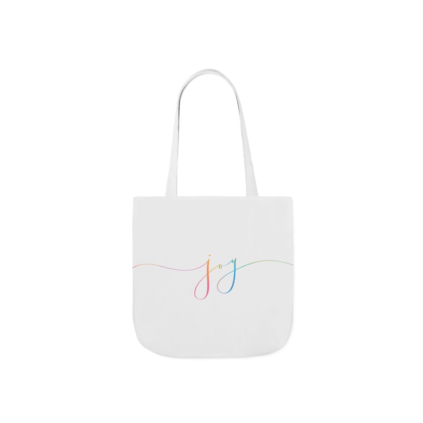 "JOY" Heart Earth Canvas Tote