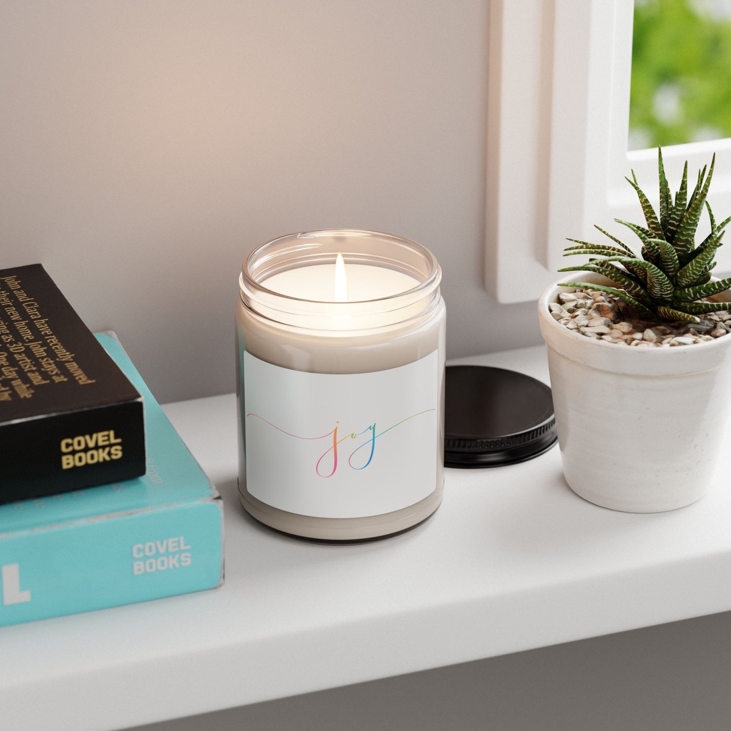 "JOY" Soy Candle — 9oz Scented Jar