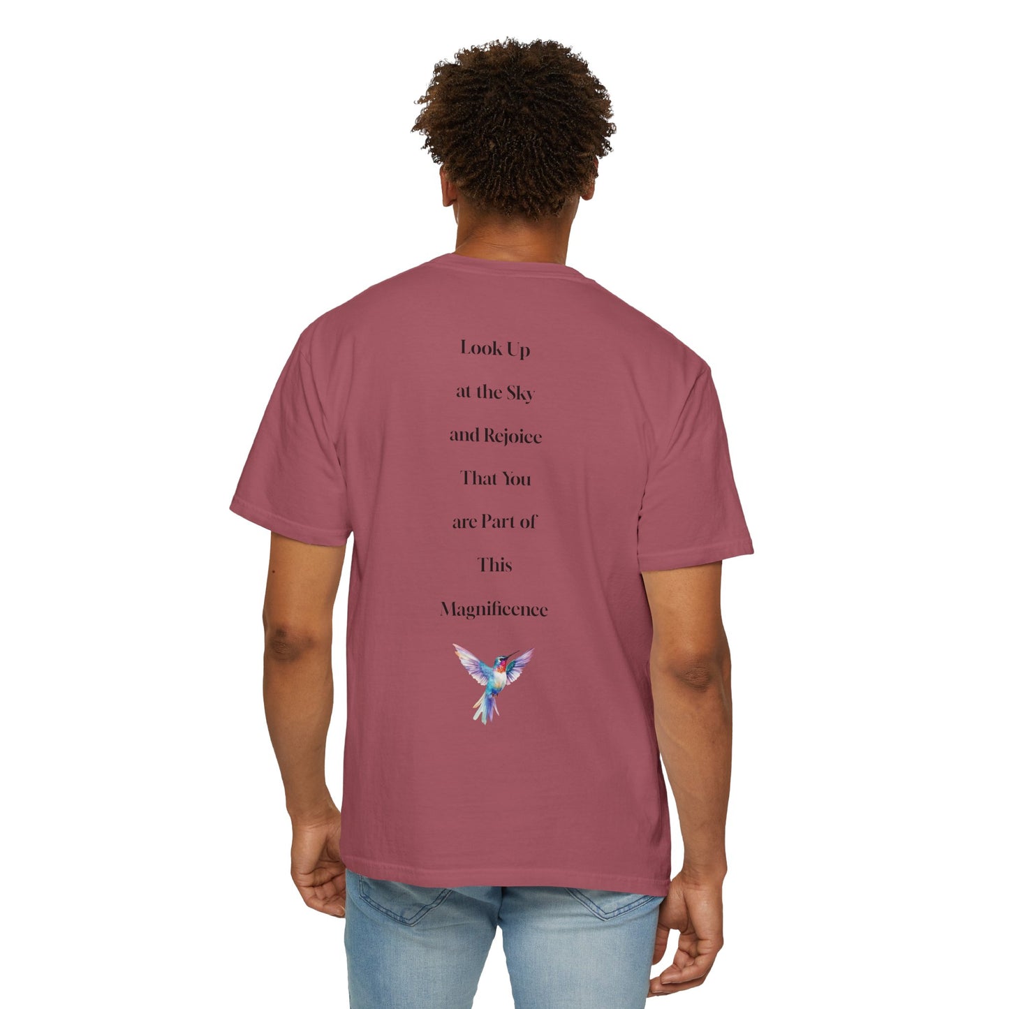 The Power of Words Collection - "Dream" with Humming Bird Unisex Soft-style T-Shirt