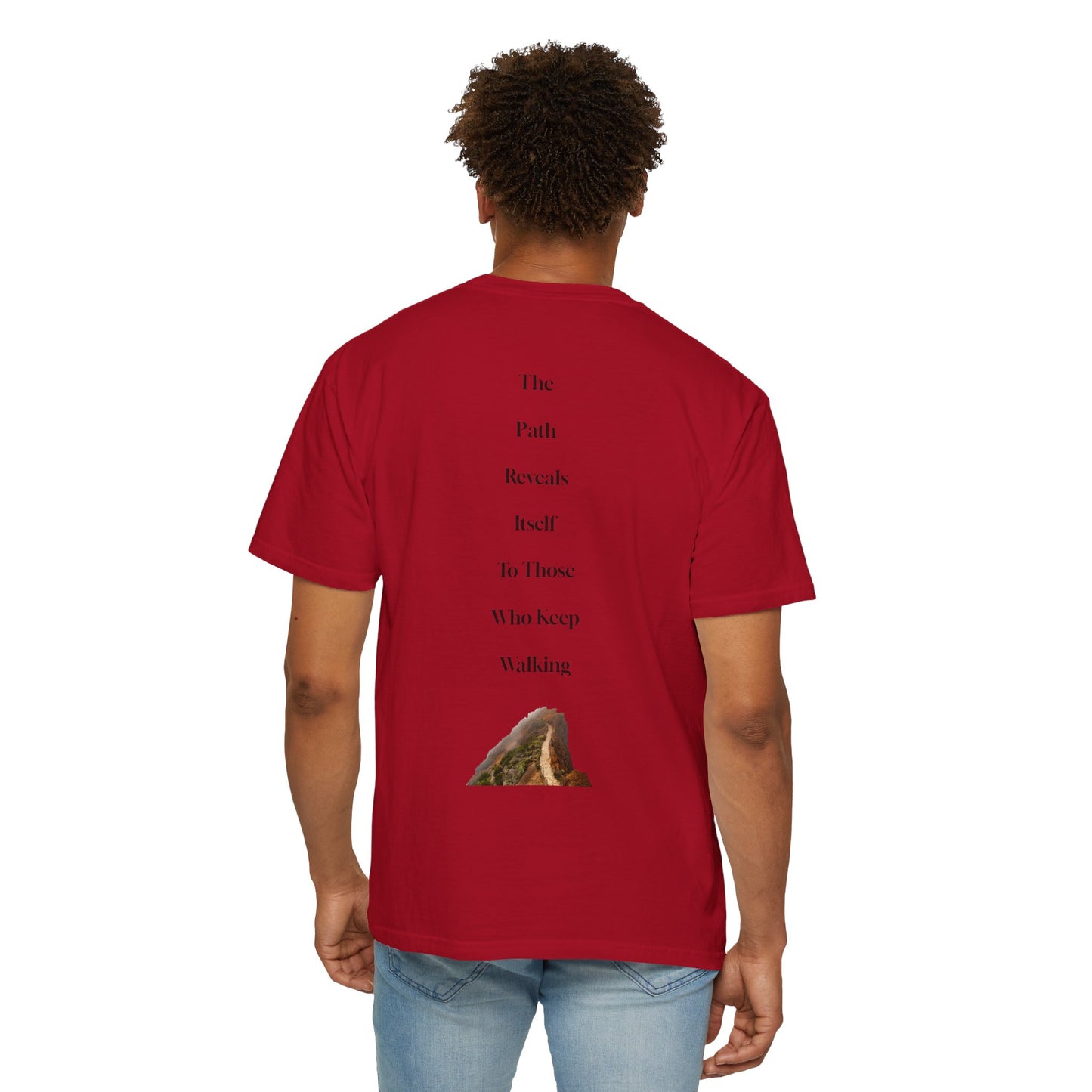 The Power of Words Collection - "Persist" with Mountain Path Unisex Soft-style T-Shirt