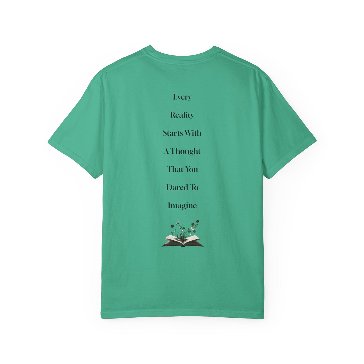 The Power of Words Collection - "Imagine" with Magic Book Unisex Soft-style T-Shirt