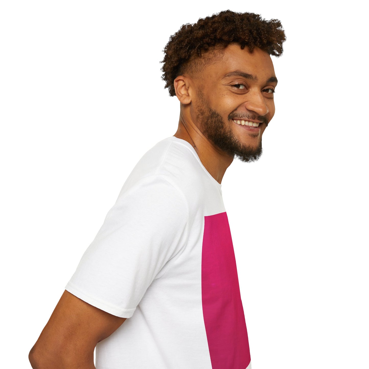 The Power of Color Collection - "Nurture" in Fuchsia Unisex Softstyle T-Shirt