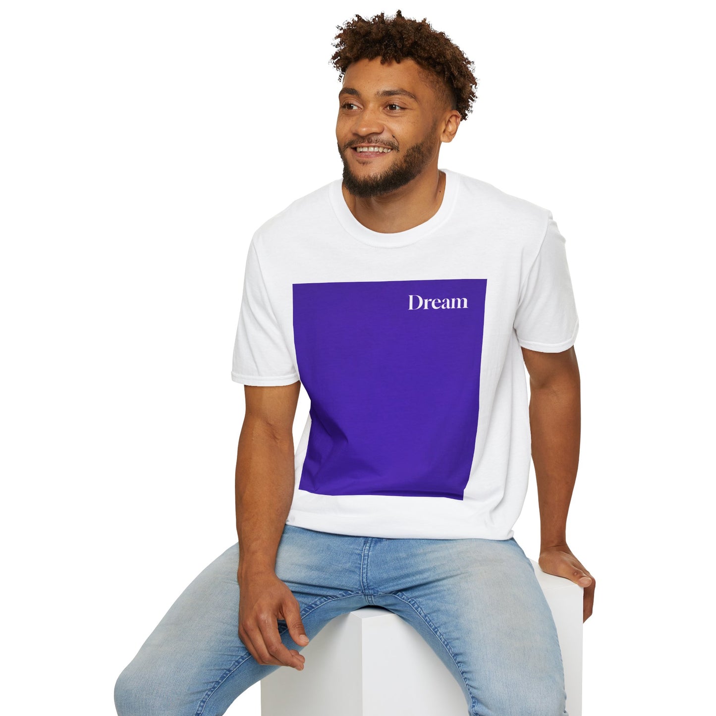 The Power of Color Collection - "Dream" in Purple Unisex Softstyle T-Shirt
