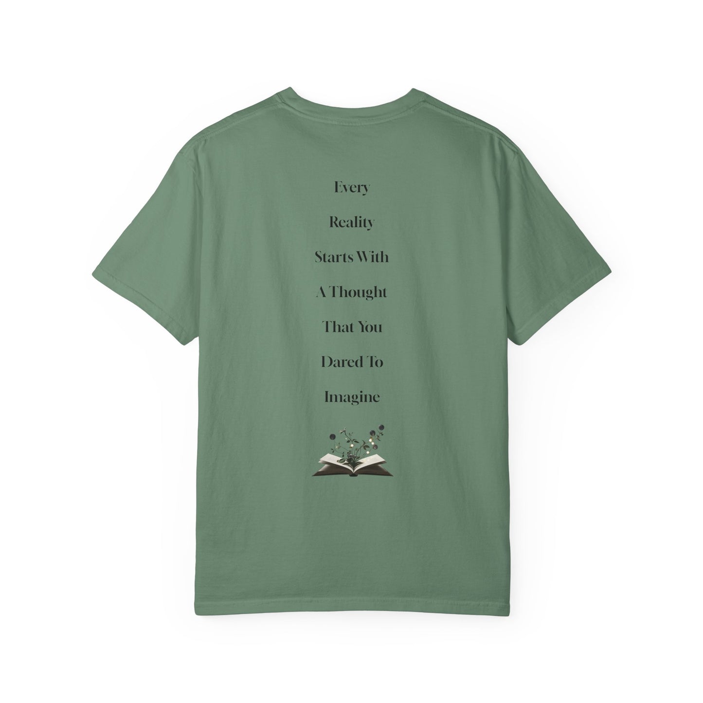 The Power of Words Collection - "Imagine" with Magic Book Unisex Soft-style T-Shirt