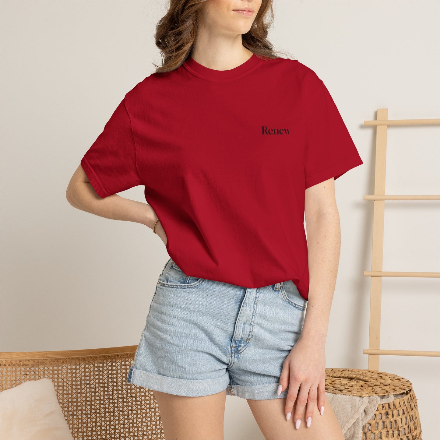 The Power of Words Collection - "Renew" with Moon Phases Unisex Soft-style T-Shirt