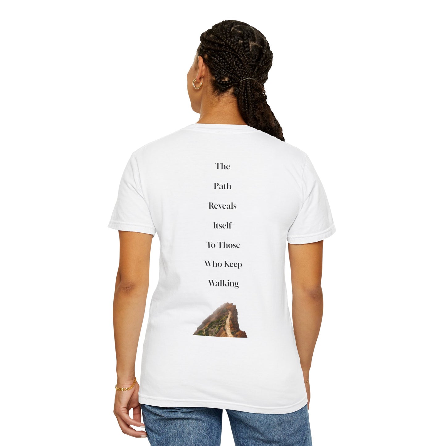The Power of Words Collection - "Persist" with Mountain Path Unisex Soft-style T-Shirt