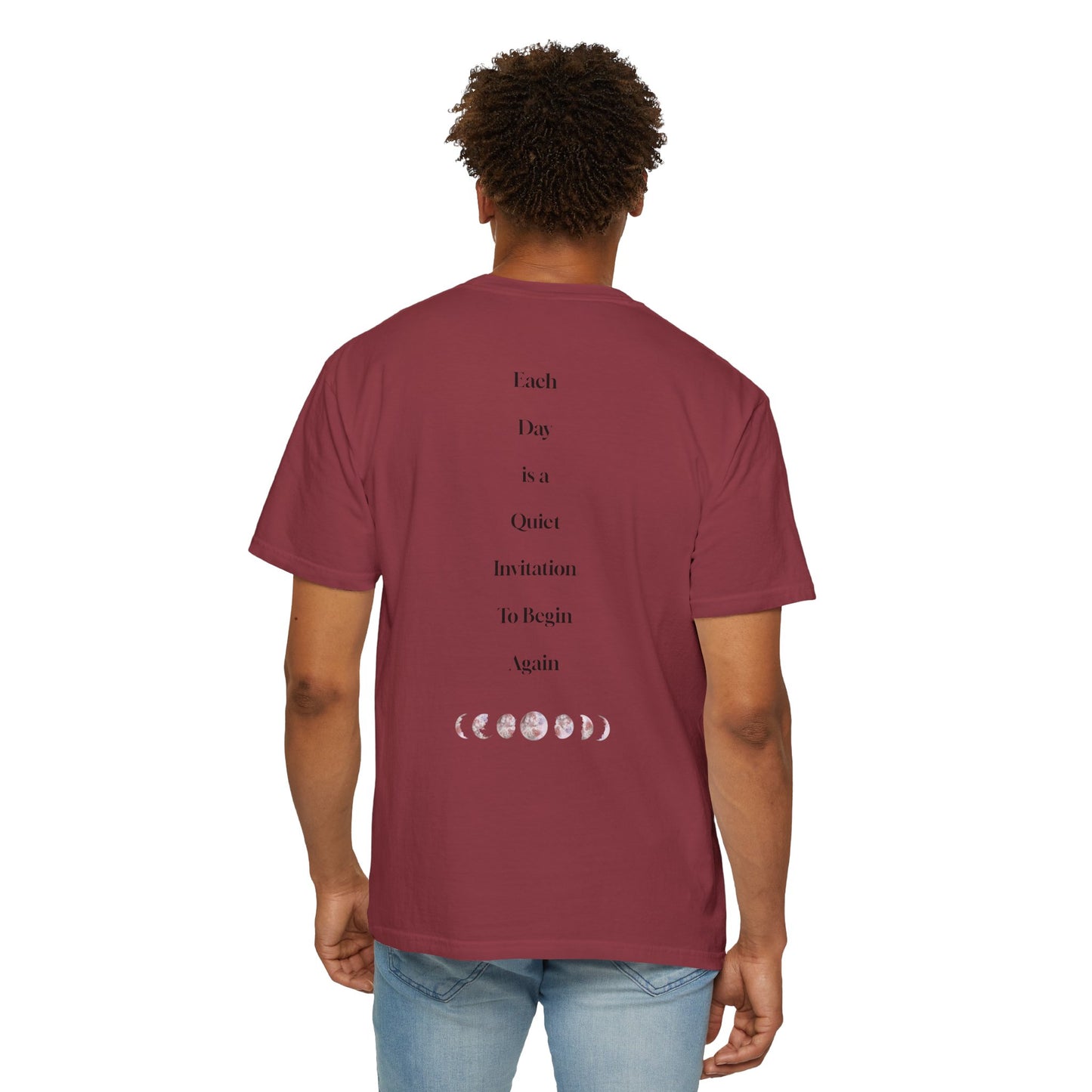 The Power of Words Collection - "Renew" with Moon Phases Unisex Soft-style T-Shirt