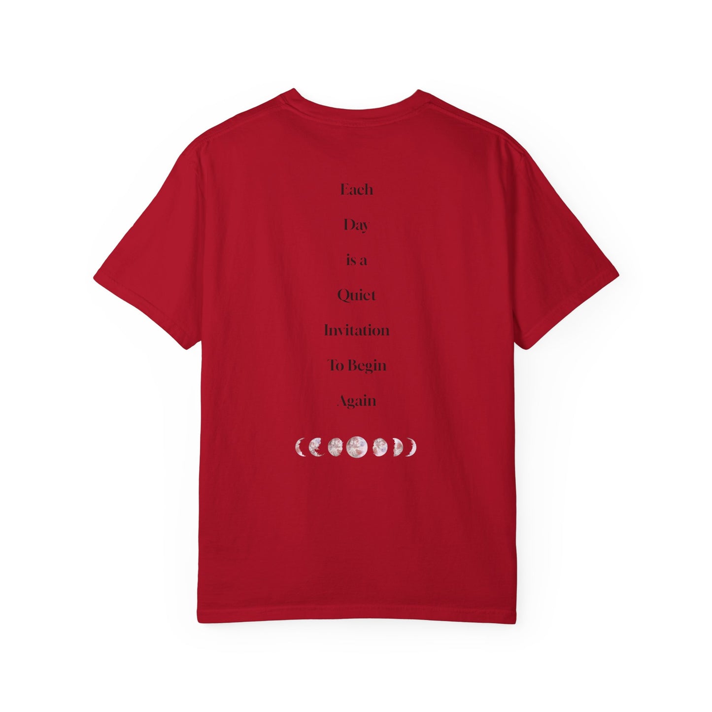 The Power of Words Collection - "Renew" with Moon Phases Unisex Soft-style T-Shirt