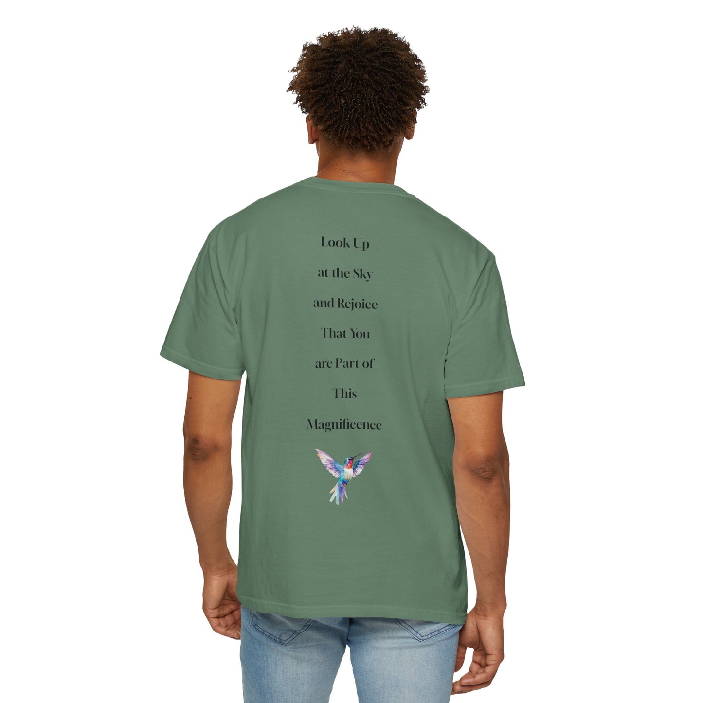 The Power of Words Collection - "Dream" with Humming Bird Unisex Soft-style T-Shirt