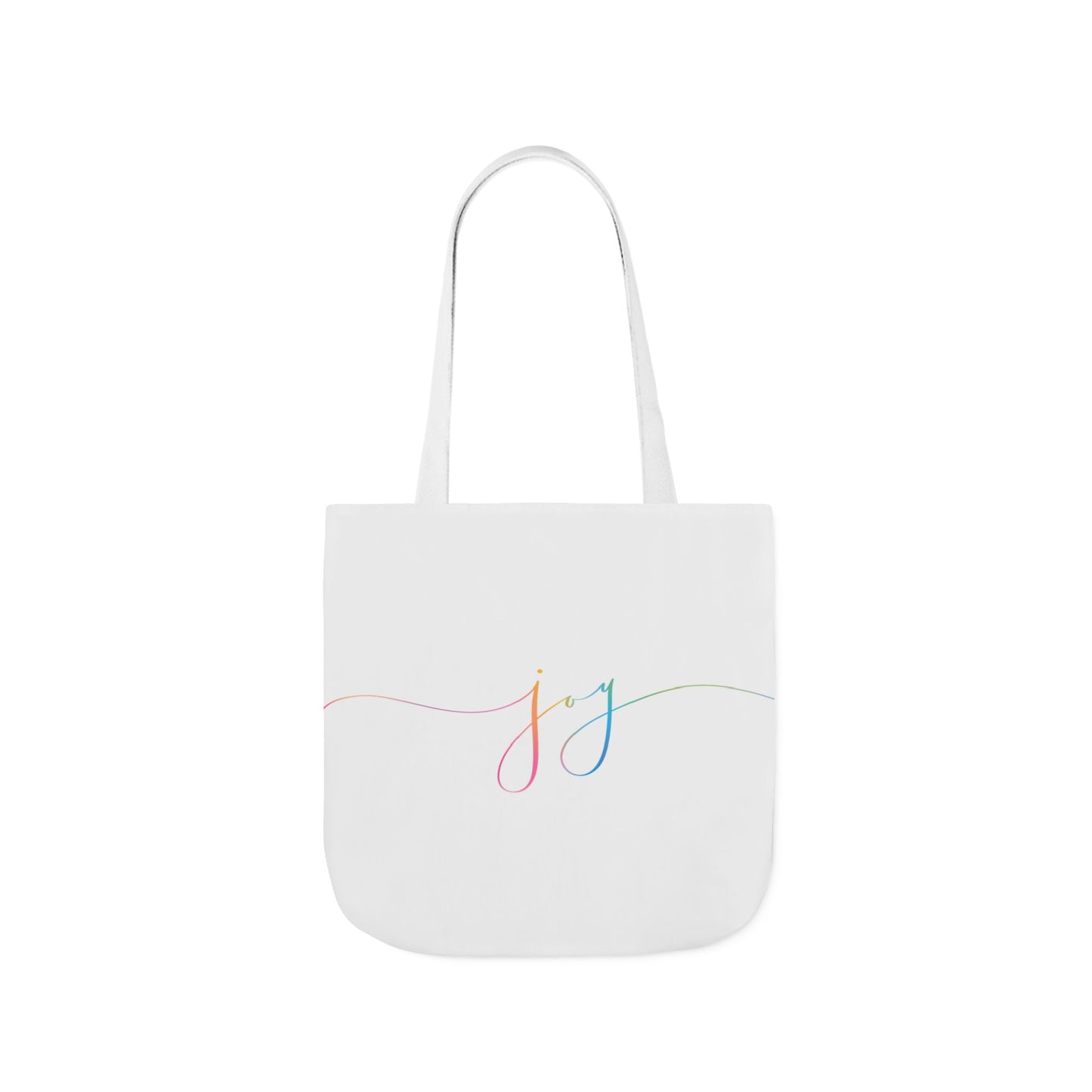 "JOY" Heart Earth Canvas Tote