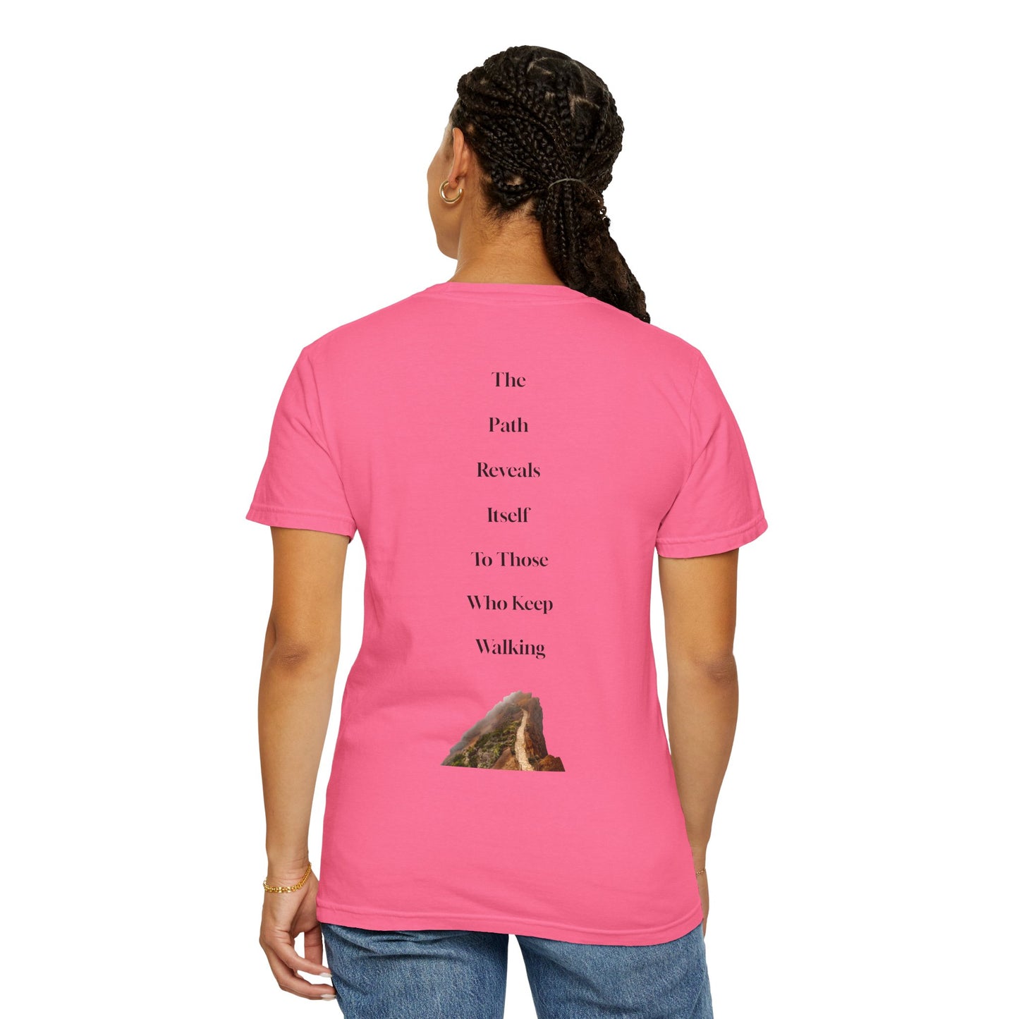 The Power of Words Collection - "Persist" with Mountain Path Unisex Soft-style T-Shirt