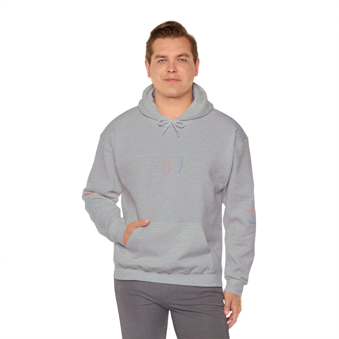 "JOY" Minimal Pastel 'JJ' Hoodie