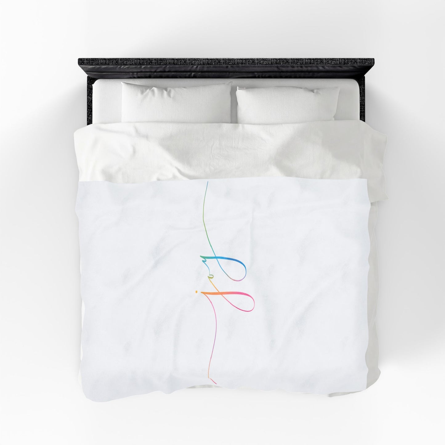 "JOY" Velveteen Plush Blanket & Cozy Throw