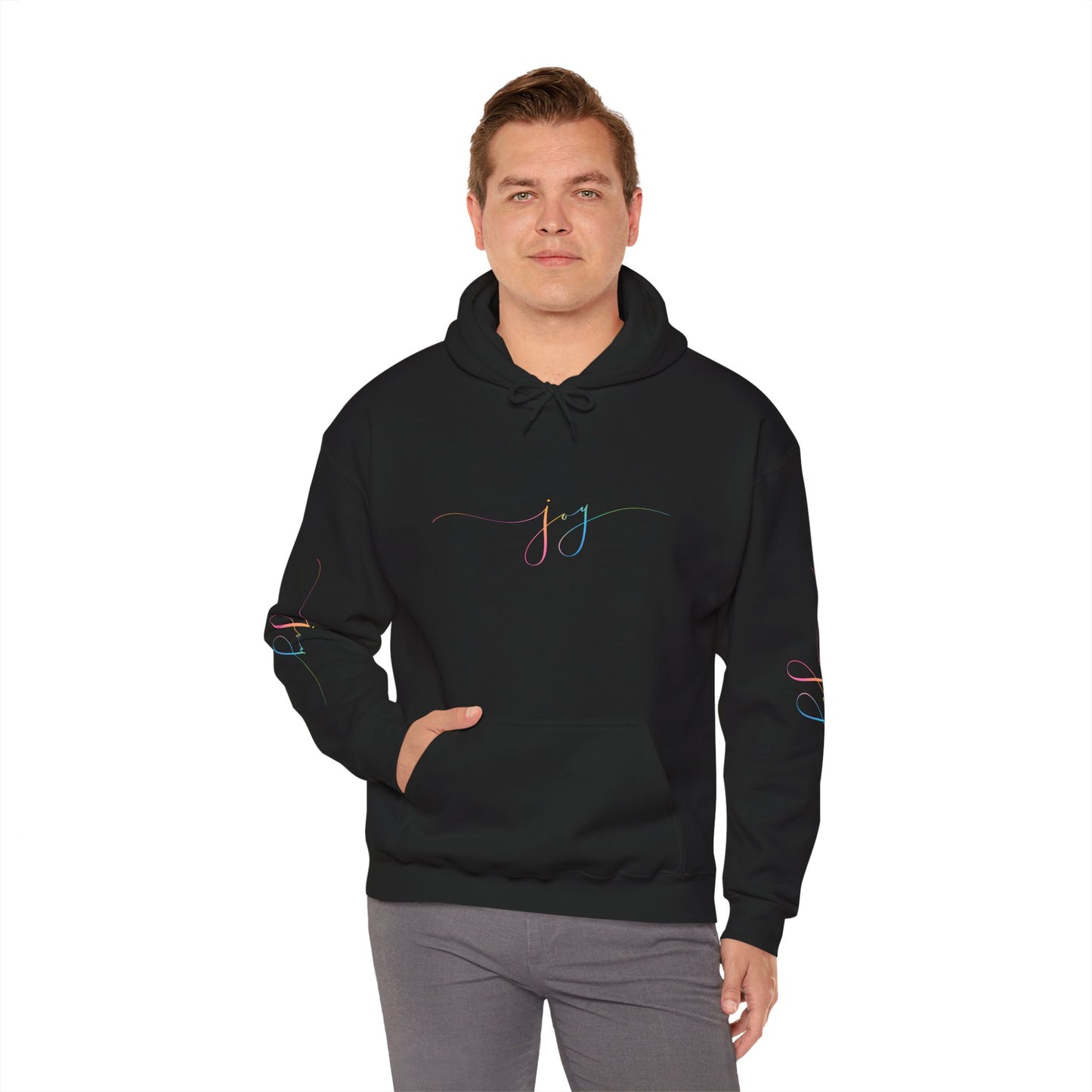 "JOY" Minimal Pastel 'JJ' Hoodie