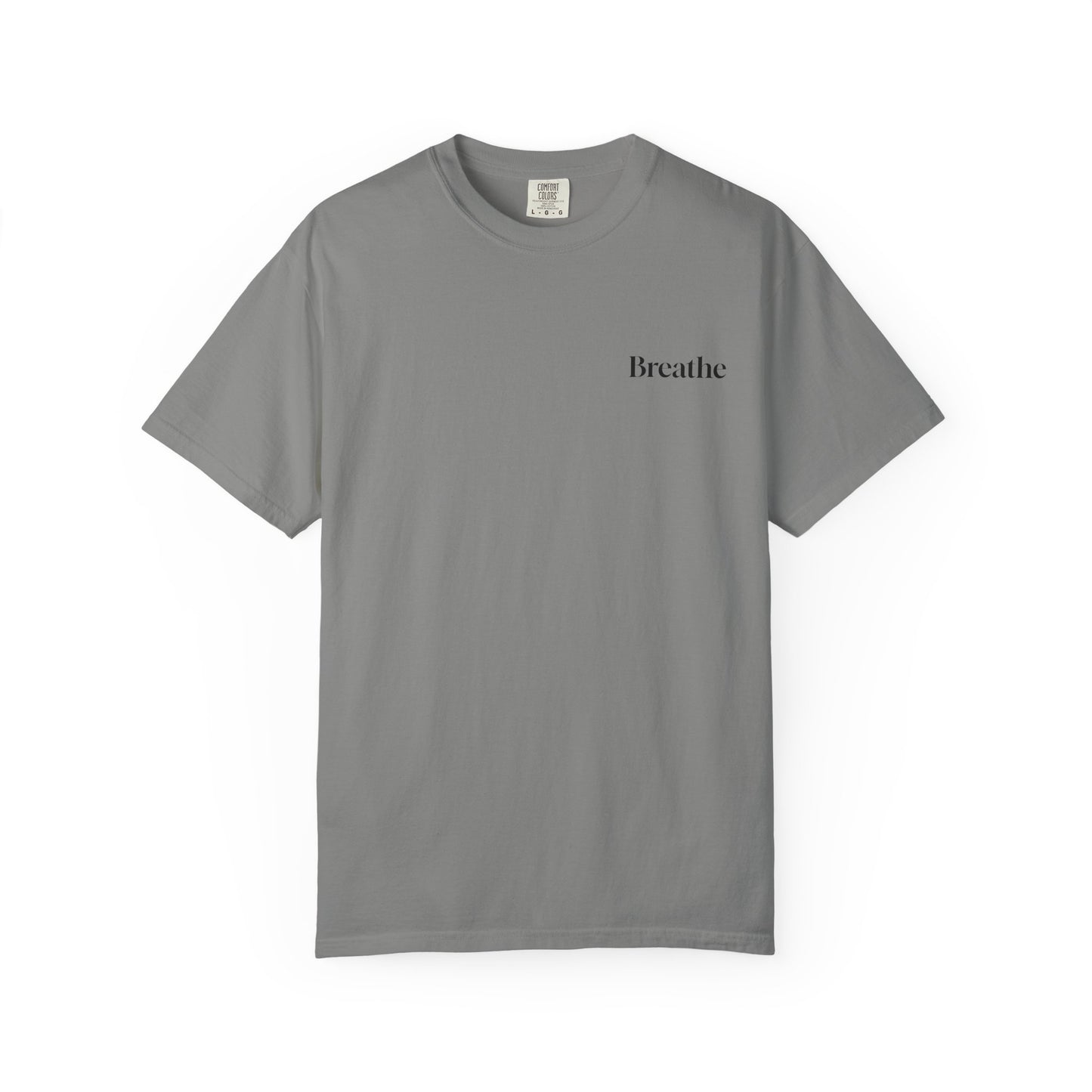 The Power of Words Collection - "Breathe" with Feather Unisex Soft-style T-Shirt