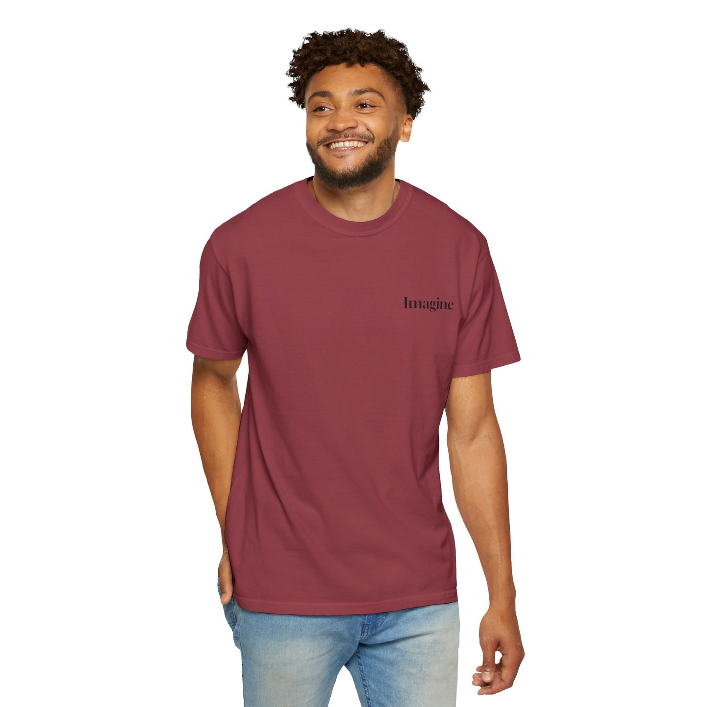 The Power of Words Collection - "Imagine" with Magic Book Unisex Soft-style T-Shirt