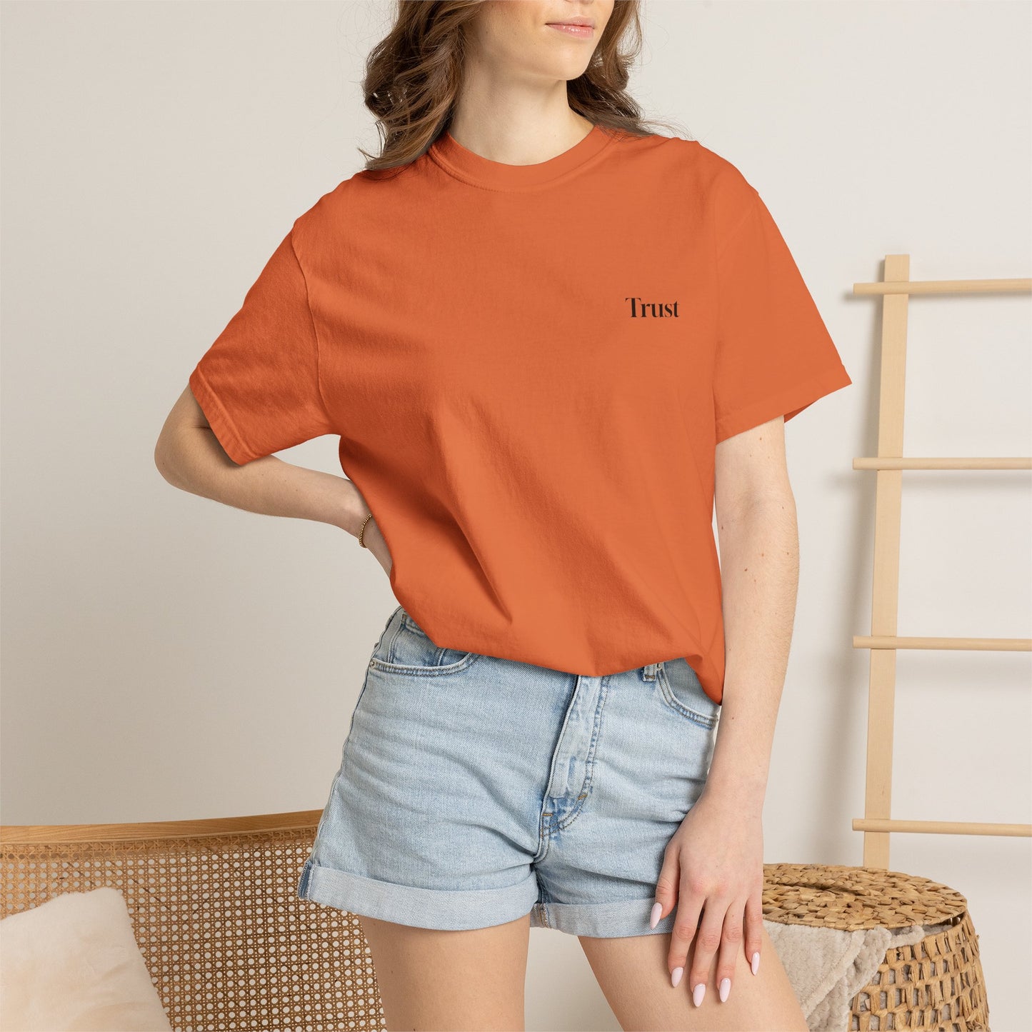 The Power of Words Collection - "Trust" with Birds Unisex Soft-style T-Shirt