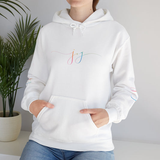 "JOY" Minimal Pastel 'JJ' Hoodie