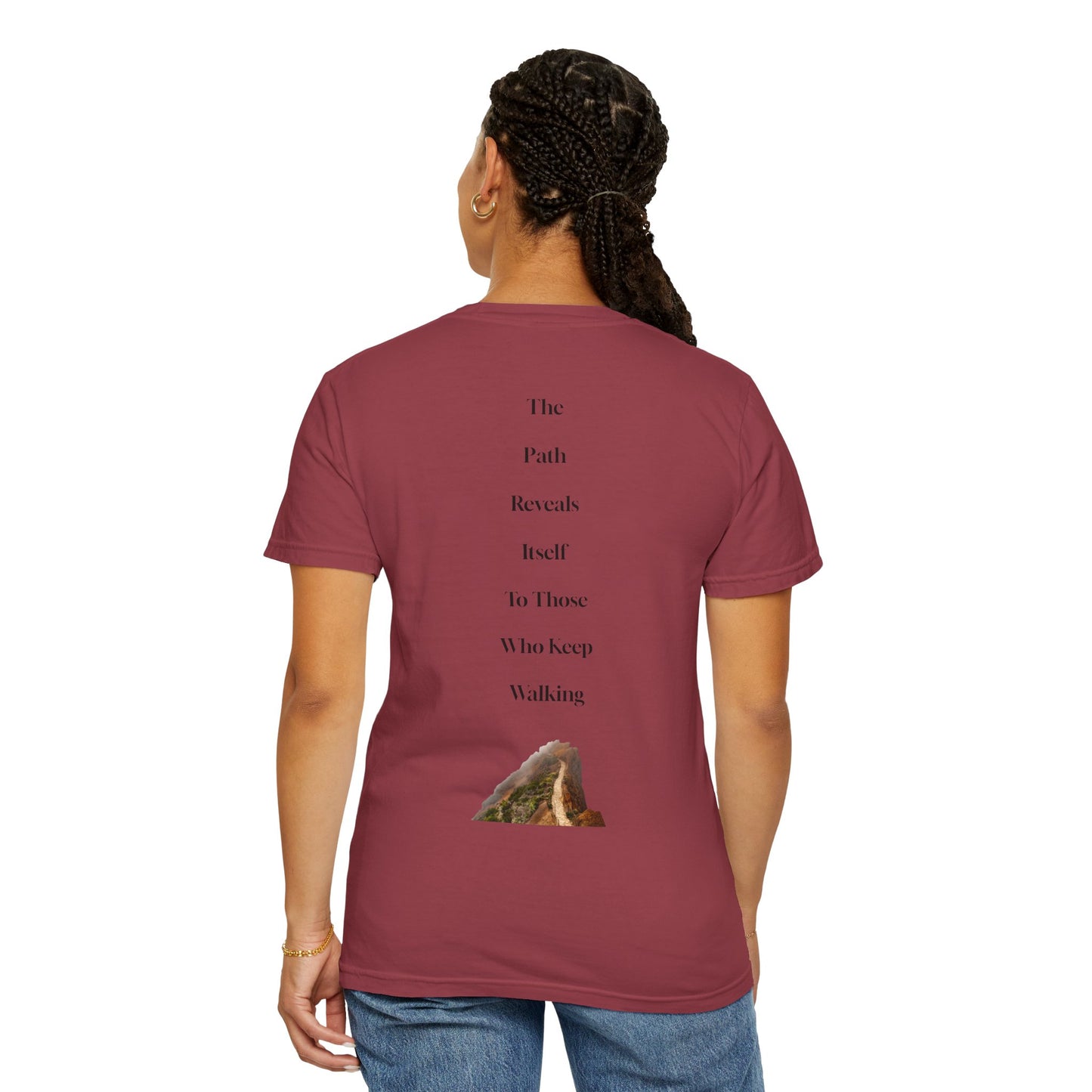 The Power of Words Collection - "Persist" with Mountain Path Unisex Soft-style T-Shirt