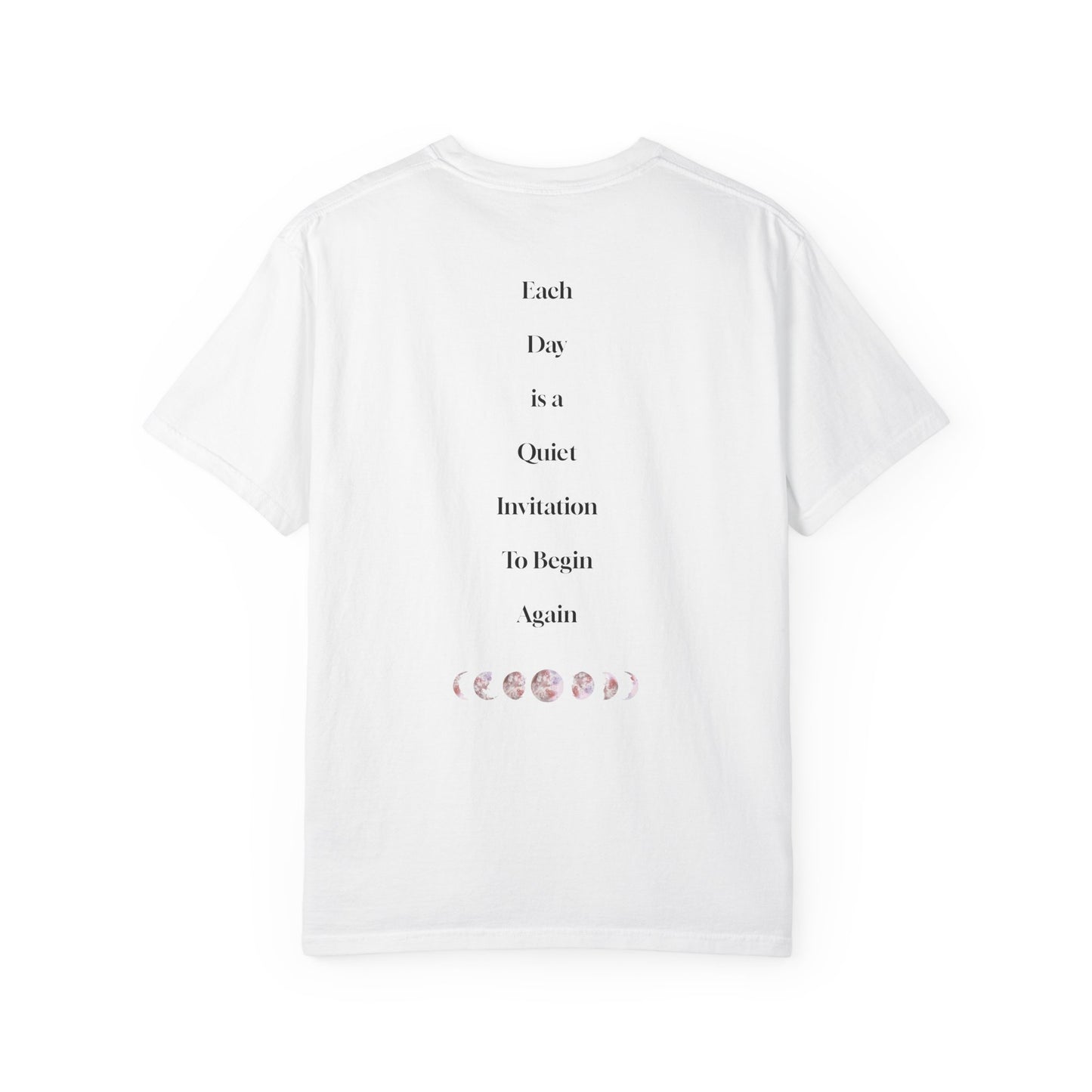 The Power of Words Collection - "Renew" with Moon Phases Unisex Soft-style T-Shirt