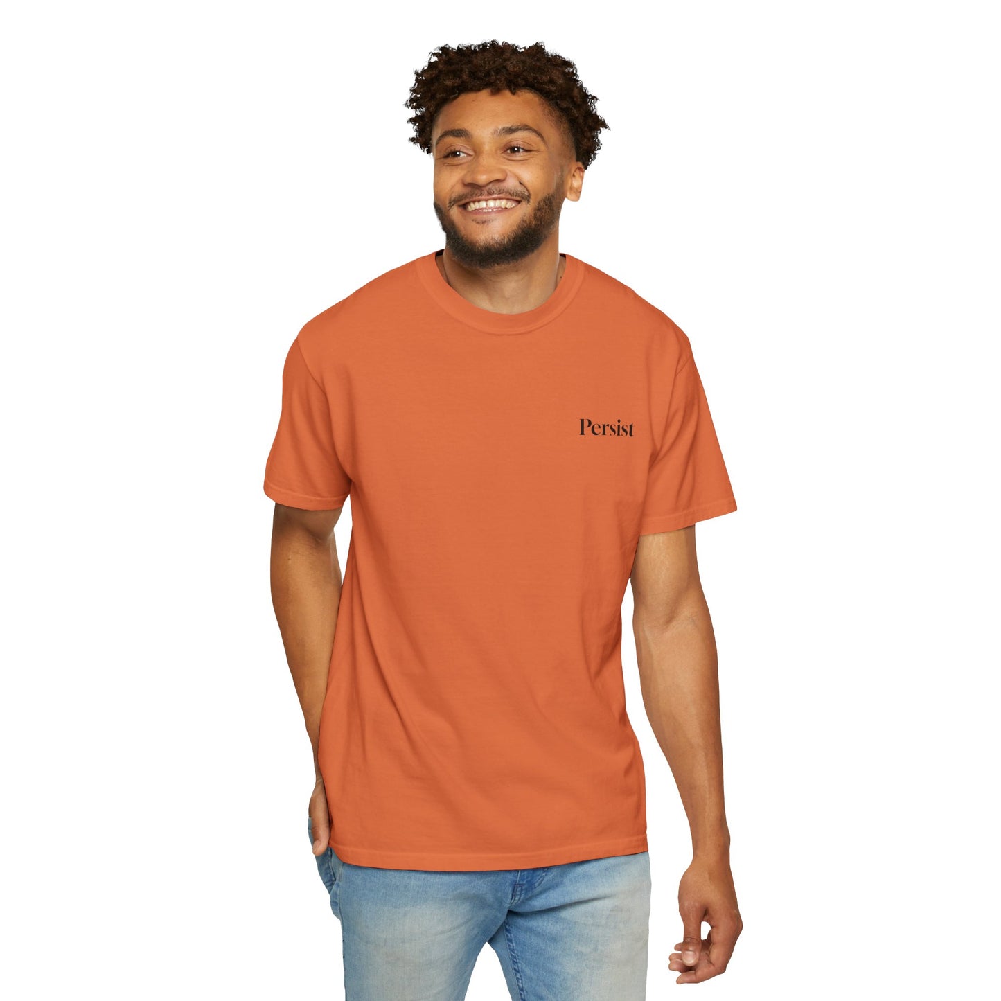 The Power of Words Collection - "Persist" with Mountain Path Unisex Soft-style T-Shirt