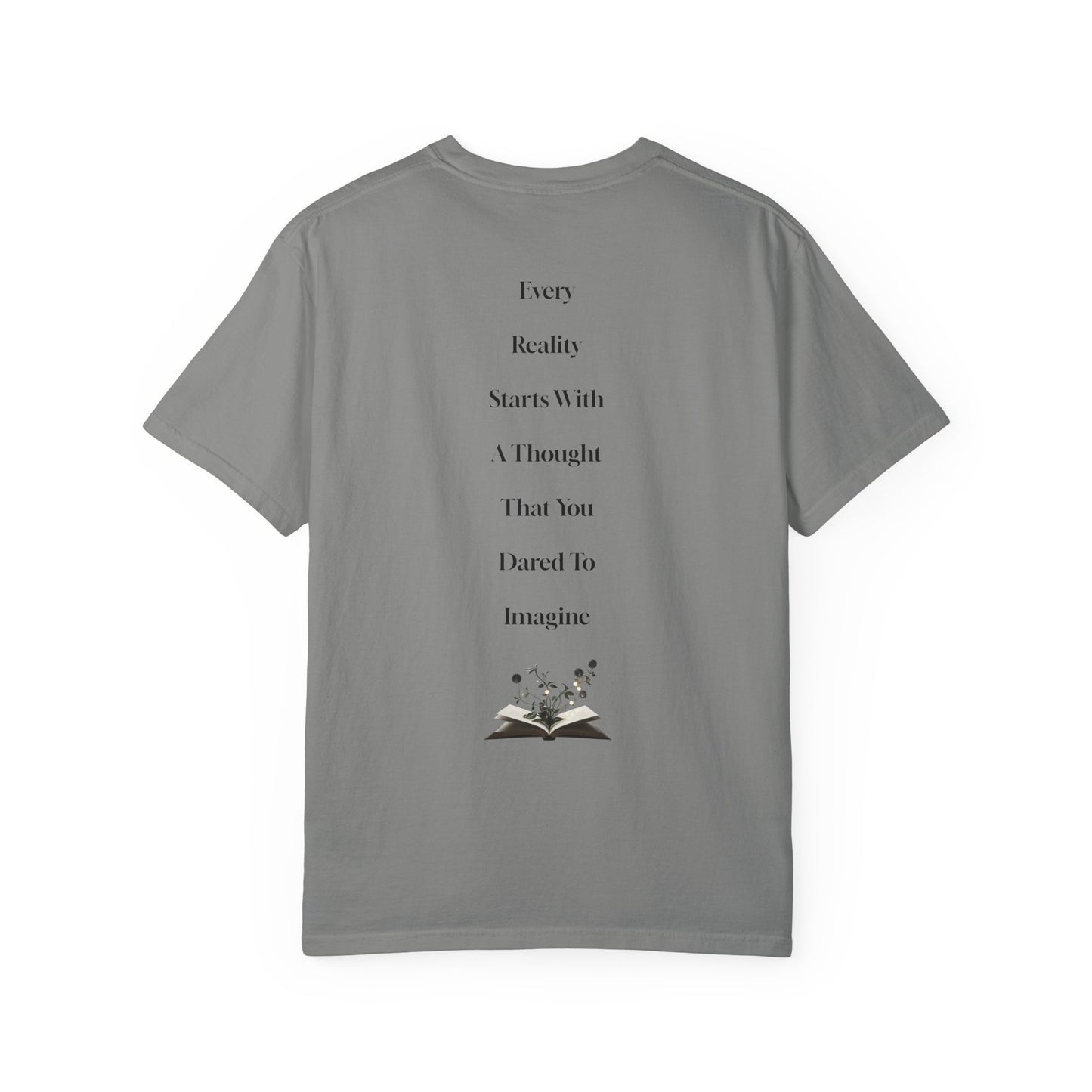 The Power of Words Collection - "Imagine" with Magic Book Unisex Soft-style T-Shirt