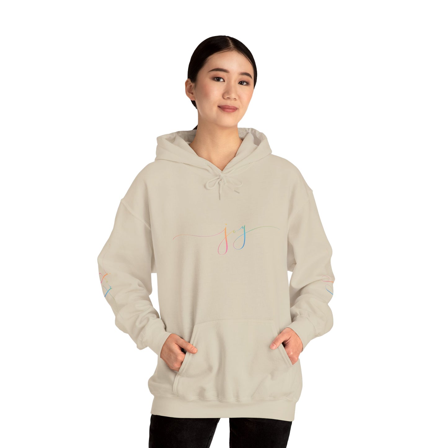 "JOY" Minimal Pastel 'JJ' Hoodie