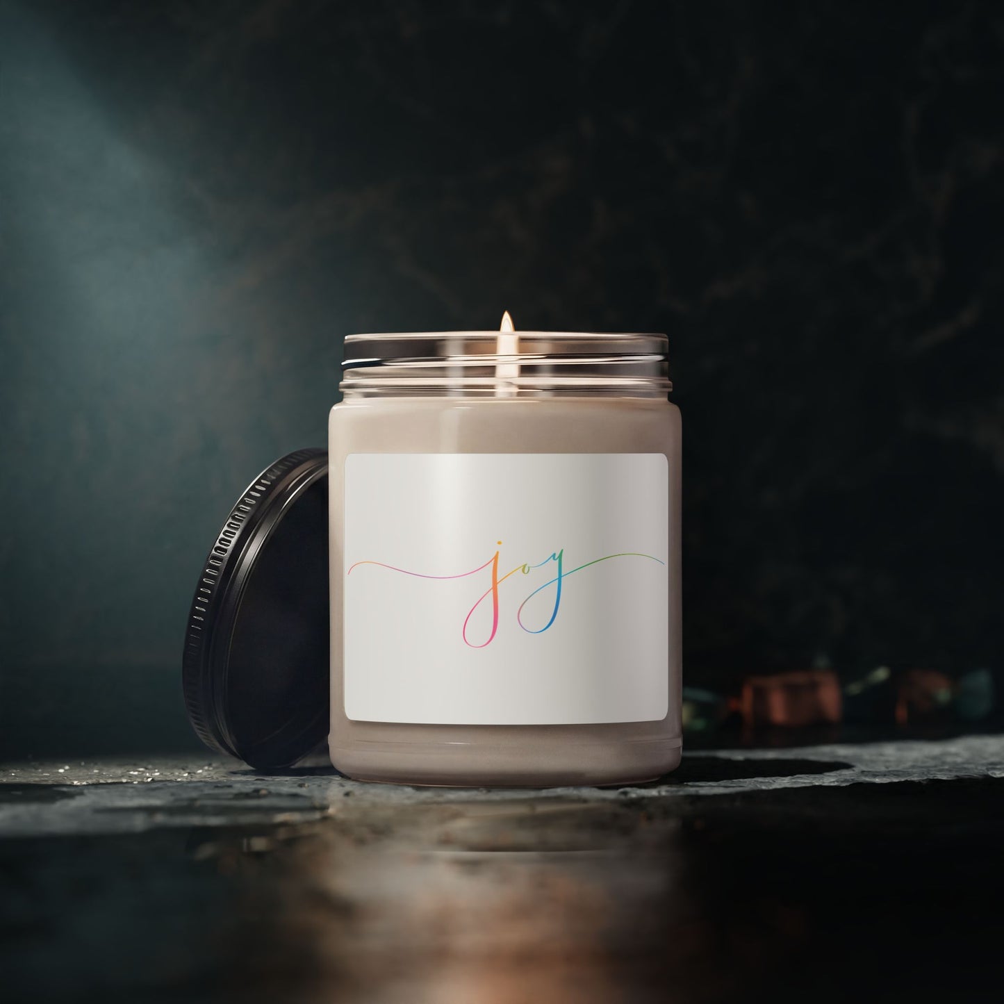 "JOY" Soy Candle — 9oz Scented Jar