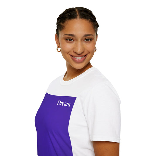 The Power of Color Collection - "Dream" in Purple Unisex Softstyle T-Shirt