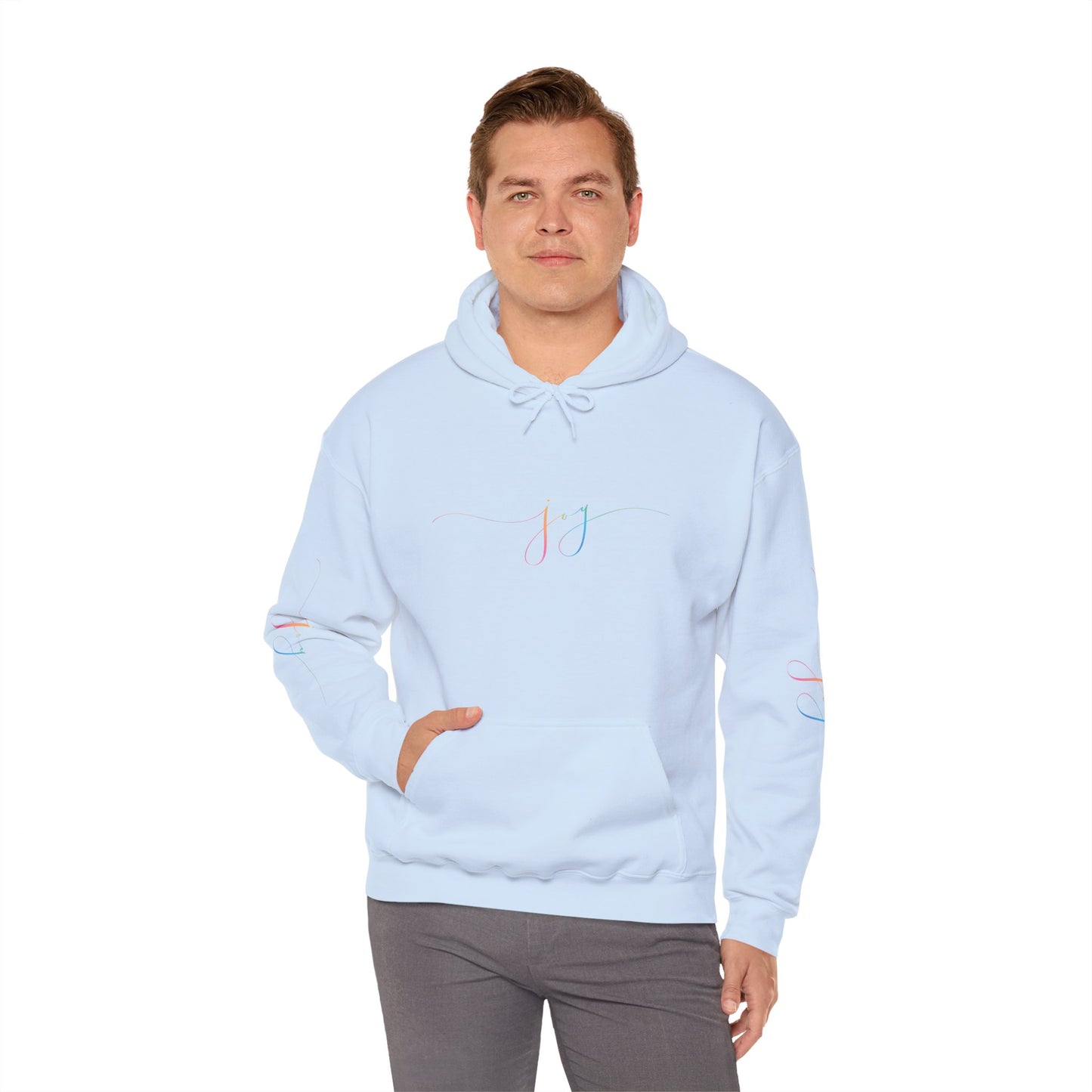 "JOY" Minimal Pastel 'JJ' Hoodie